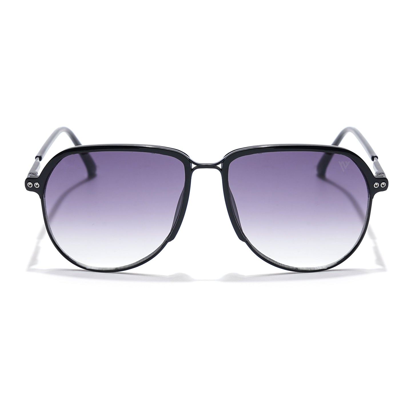 Voyage Select Aviator Sunglasses (Grey & Clear Lens | Black Frame - SLMG6118)