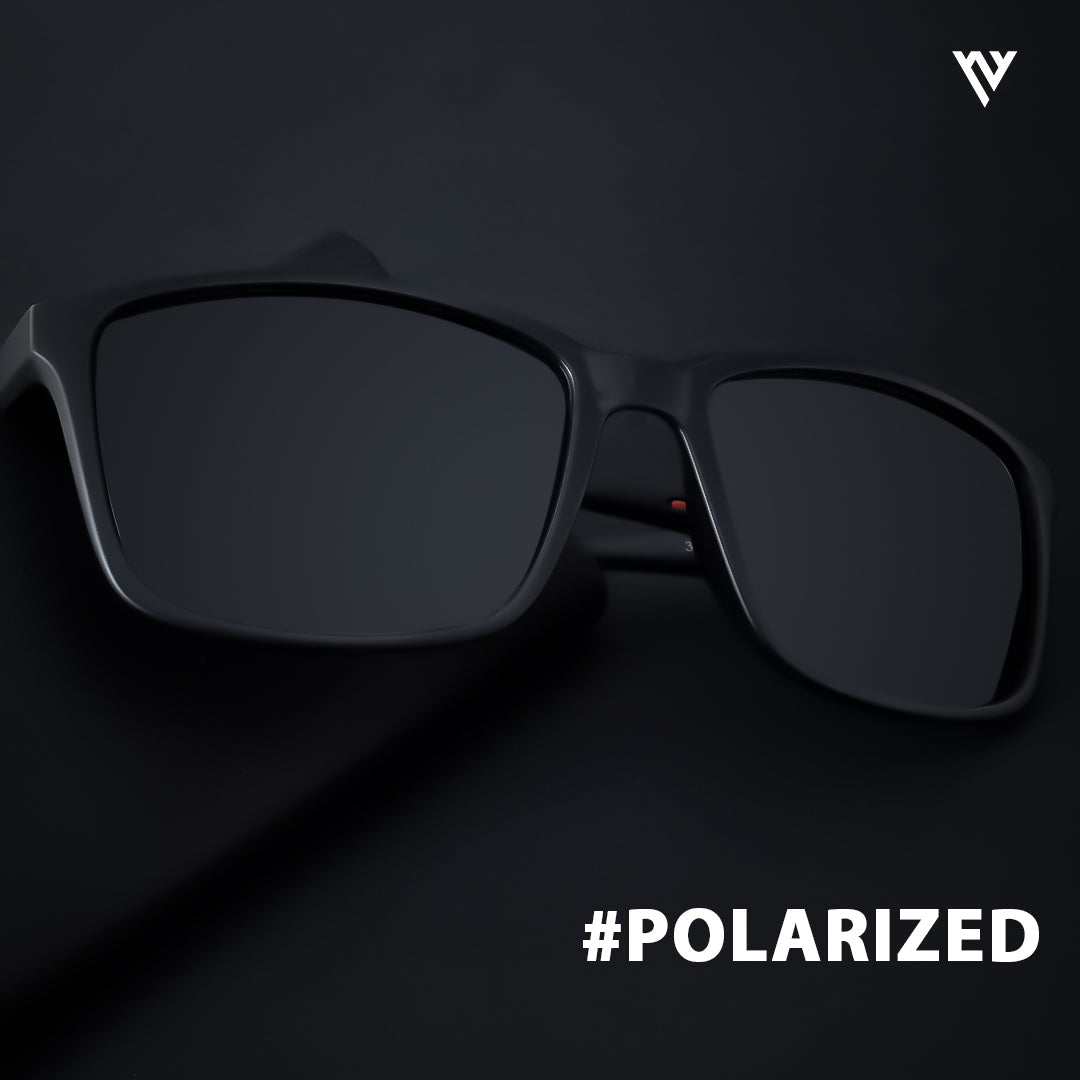Terra | Wayfarer Matt Black Polarized Wayfarer Sunglasses - PMG3963