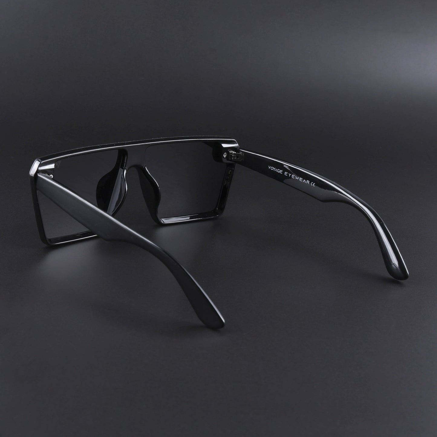 illume | Shine Black Polarized Wayfarer Sunglasses - PMG3970