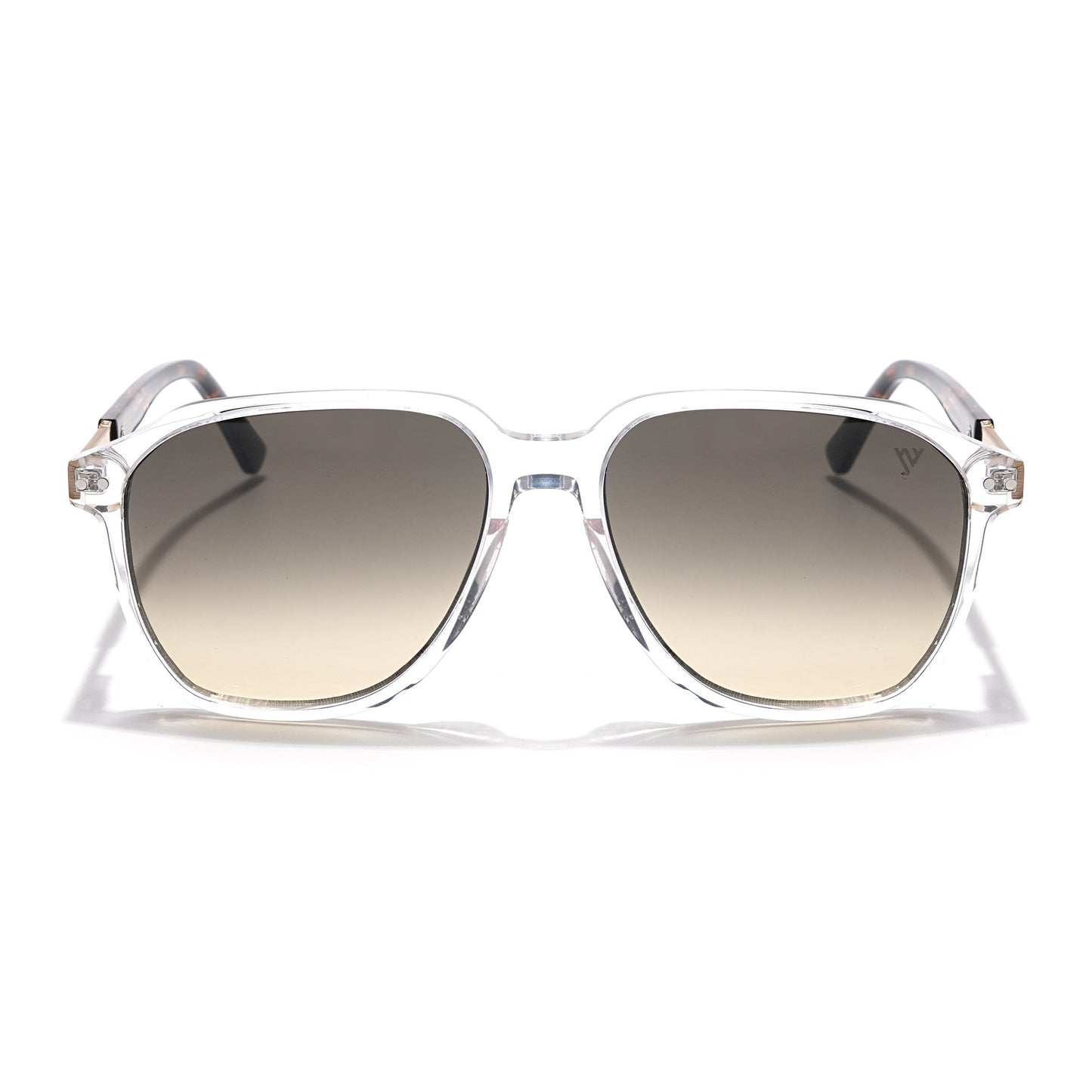 Voyage Select Square Sunglasses (Grey & Light Brown Lens | Transparent Frame - SLMG6126)