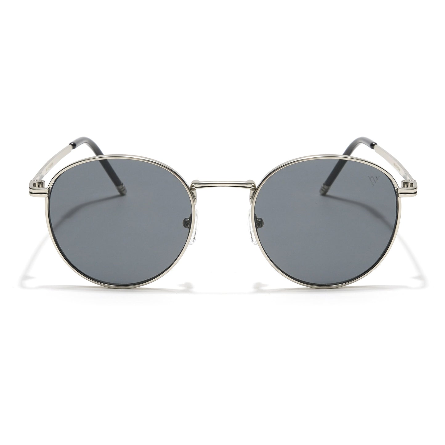 Sylis | Round Black Silver Sunglasses MG3622