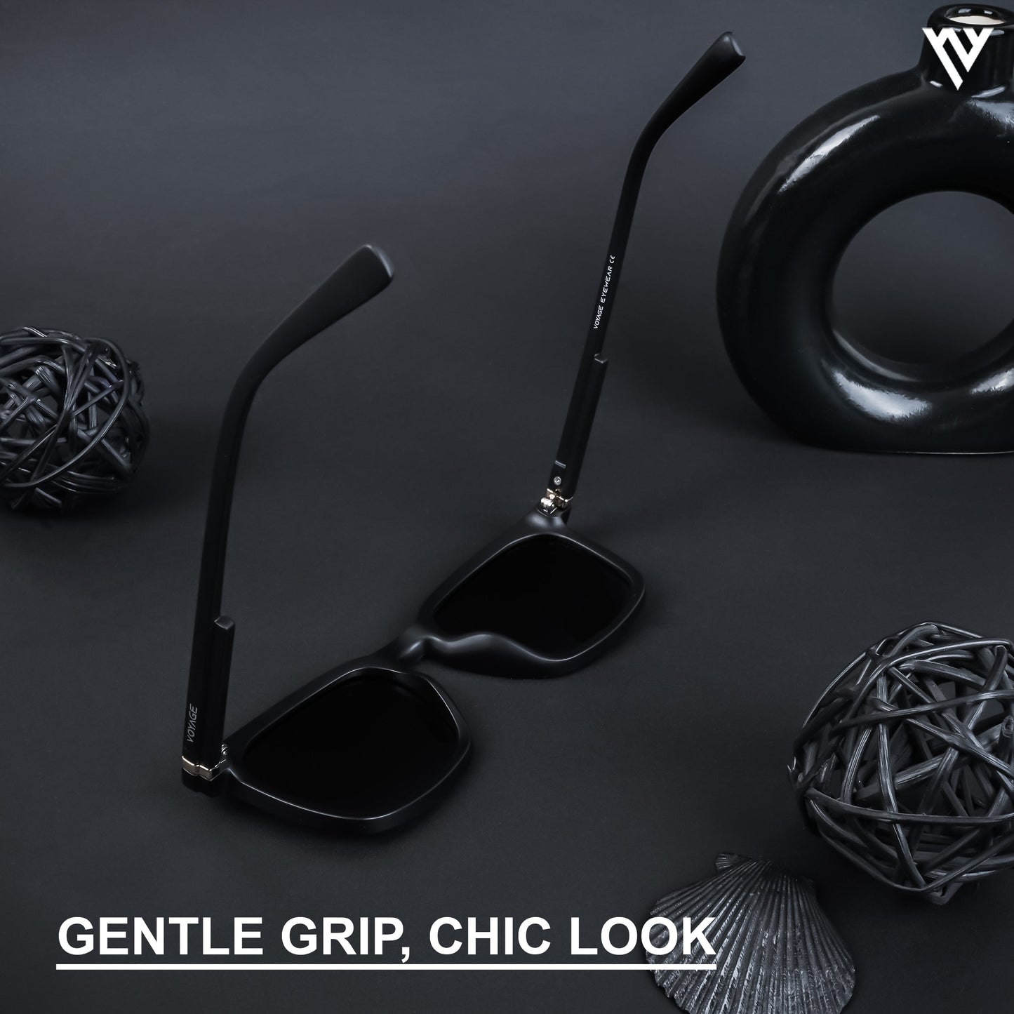 Purple & Clear Polarized Wayfarer Sunglasses - PMG4570
