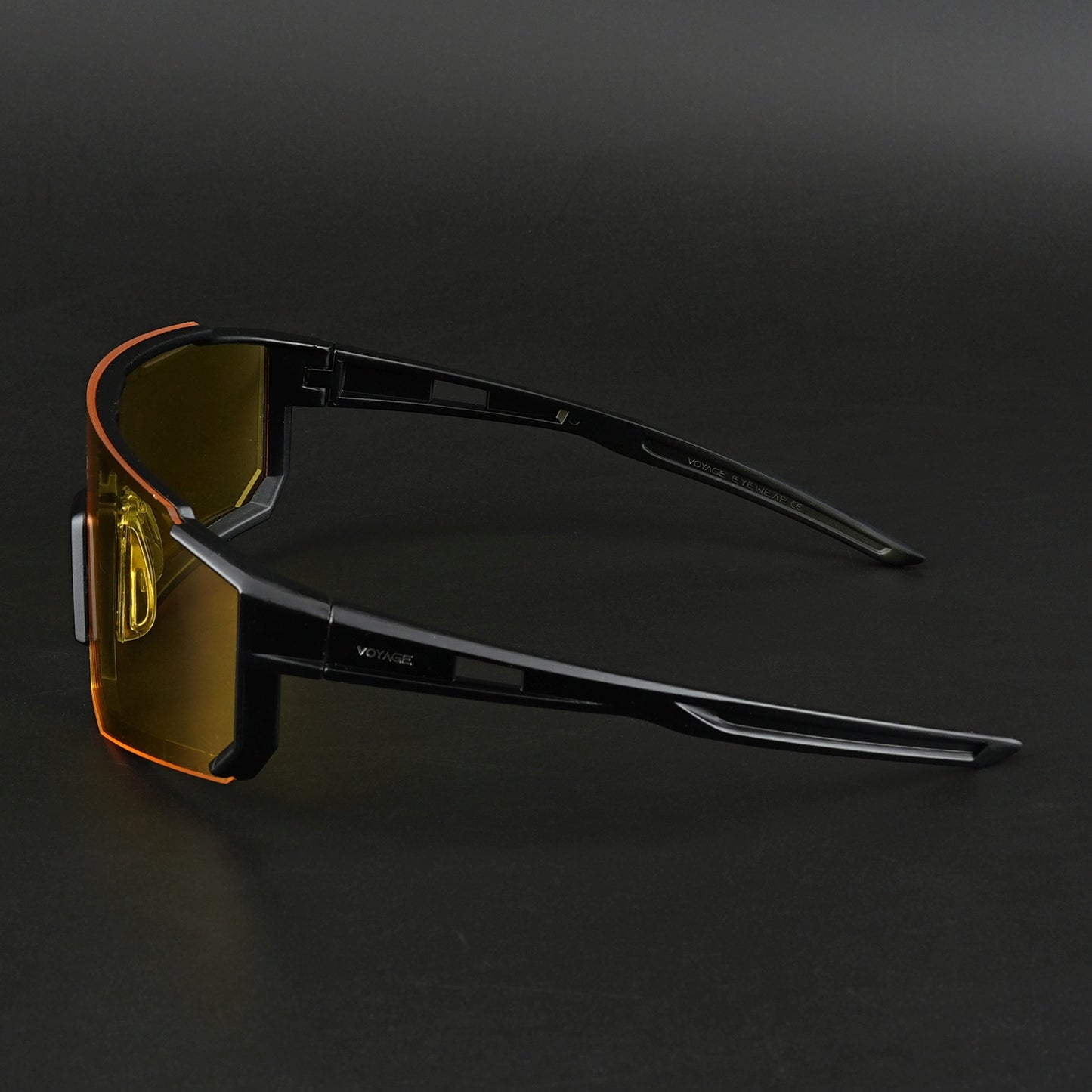 Drift Sunglasses (Yellow Lens | Black Frame - MG5618)