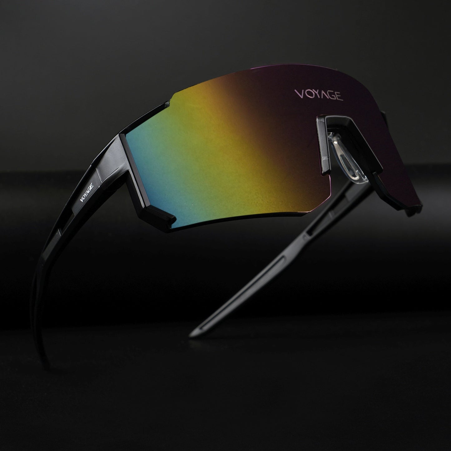Drift Sunglasses (Multicolor Lens | Black Frame - MG5625)