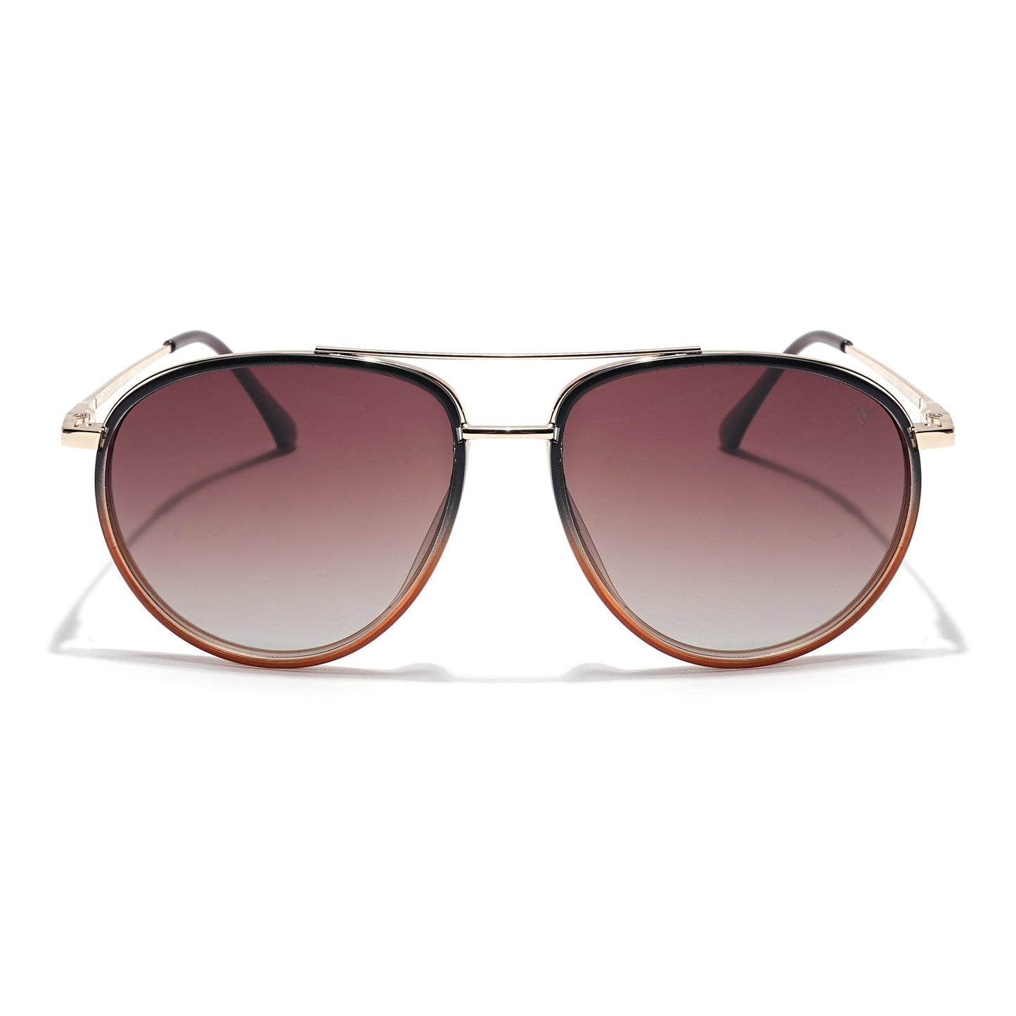 Voyage Select Aviator Sunglasses (Red Lens | Black & Wine Frame - SLPMG5932)