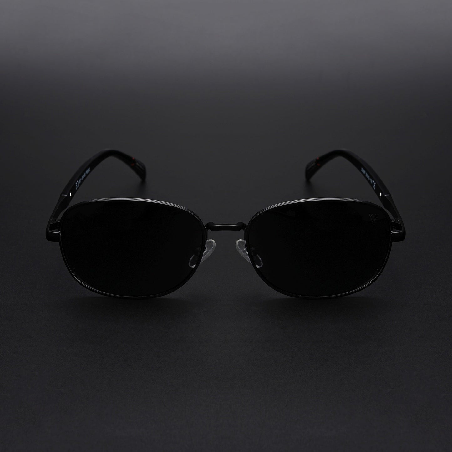 Dash | Black Polarized Unisex Sunglasses | Black Lens - PMG5847