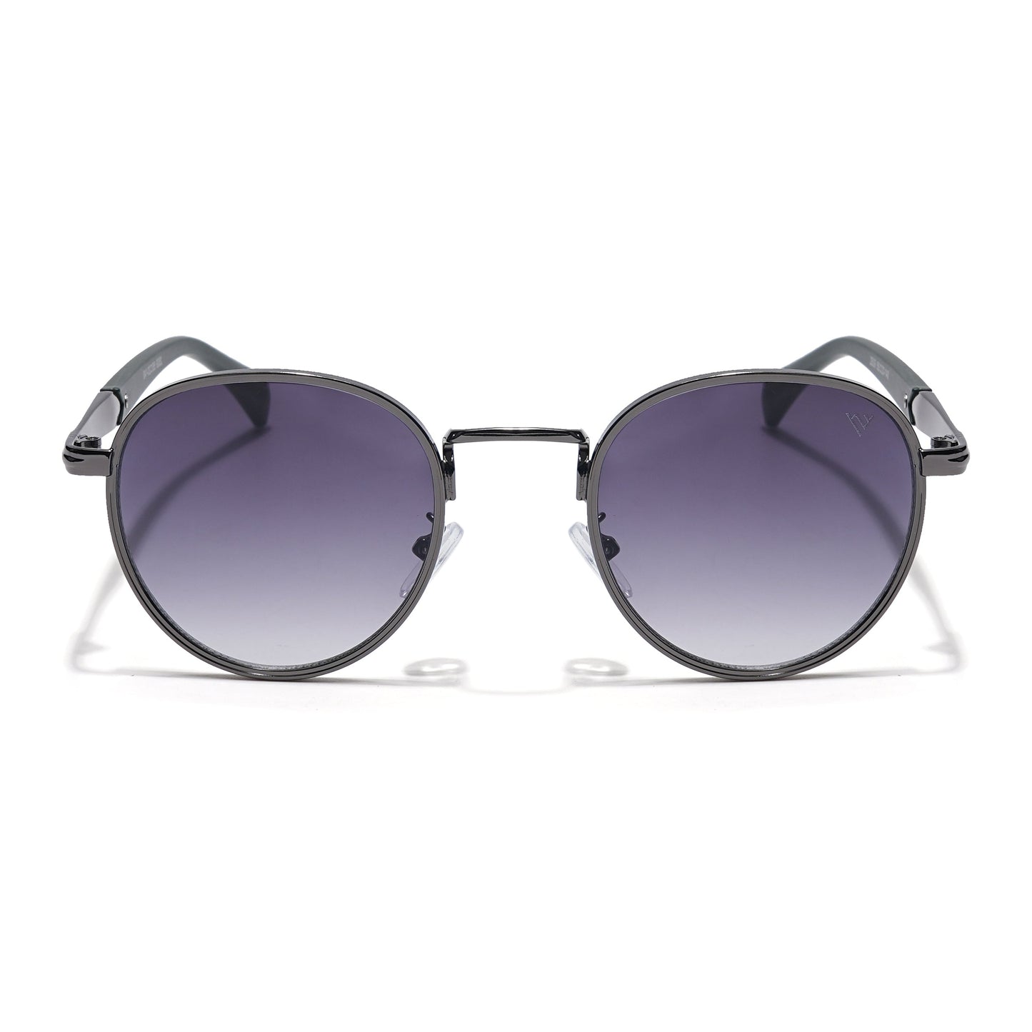Round Sunglasses (Grey & Clear Lens | Grey Frame - MG5788)