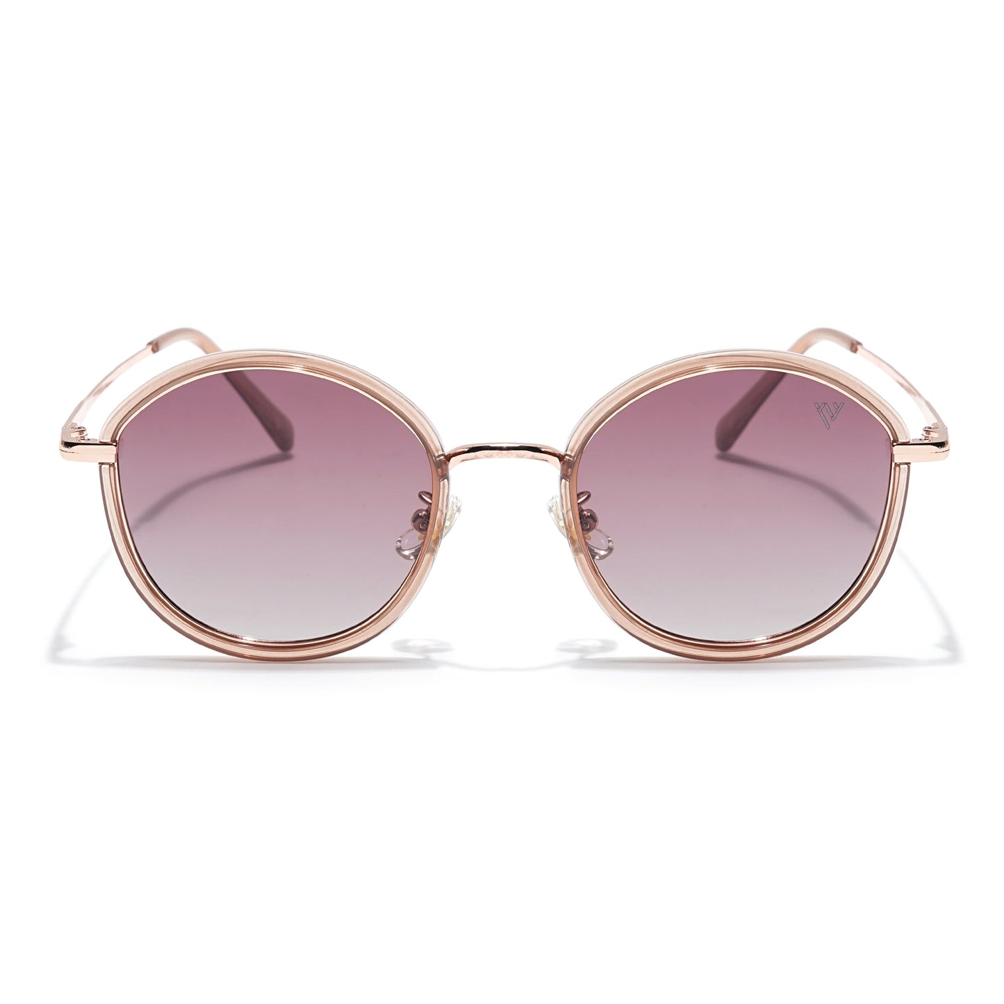 Voyage Select Round Sunglasses (Brown & Clear Lens | Brown Frame - SLPMG6221)