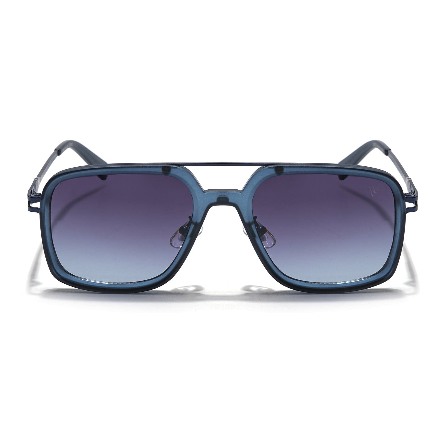 Dusk | Navy Blue Wayfarer Sunglasses | Purple & Clear Lens - MG5862