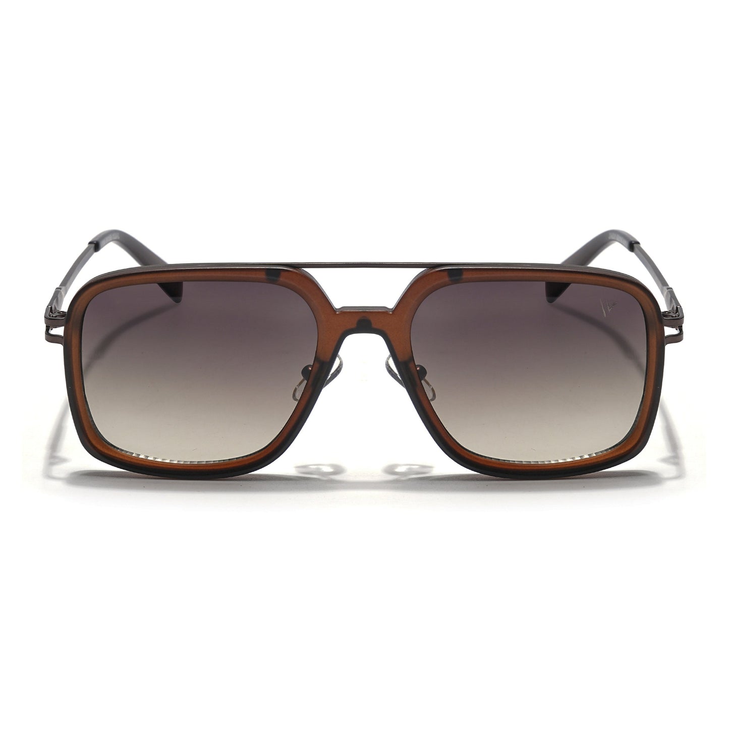Dusk | Brown Wayfarer Sunglasses | Brown & Clear Lens - MG5864