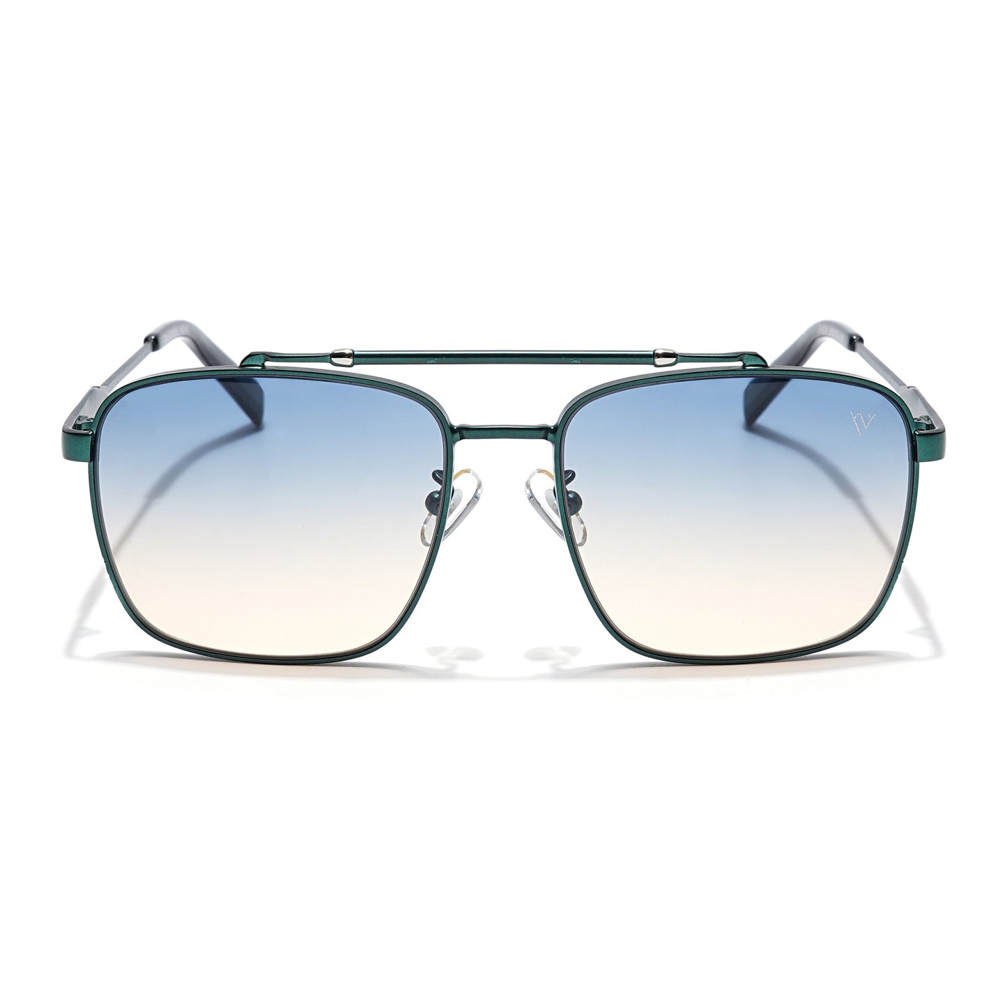 Wayfarer Sunglasses (Green & Brown Lens | Green Frame - MG6041)