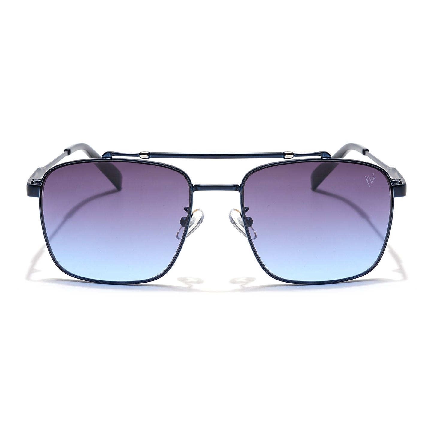 Wayfarer Sunglasses (Grey & Purple Lens | Blue Frame - MG6043)