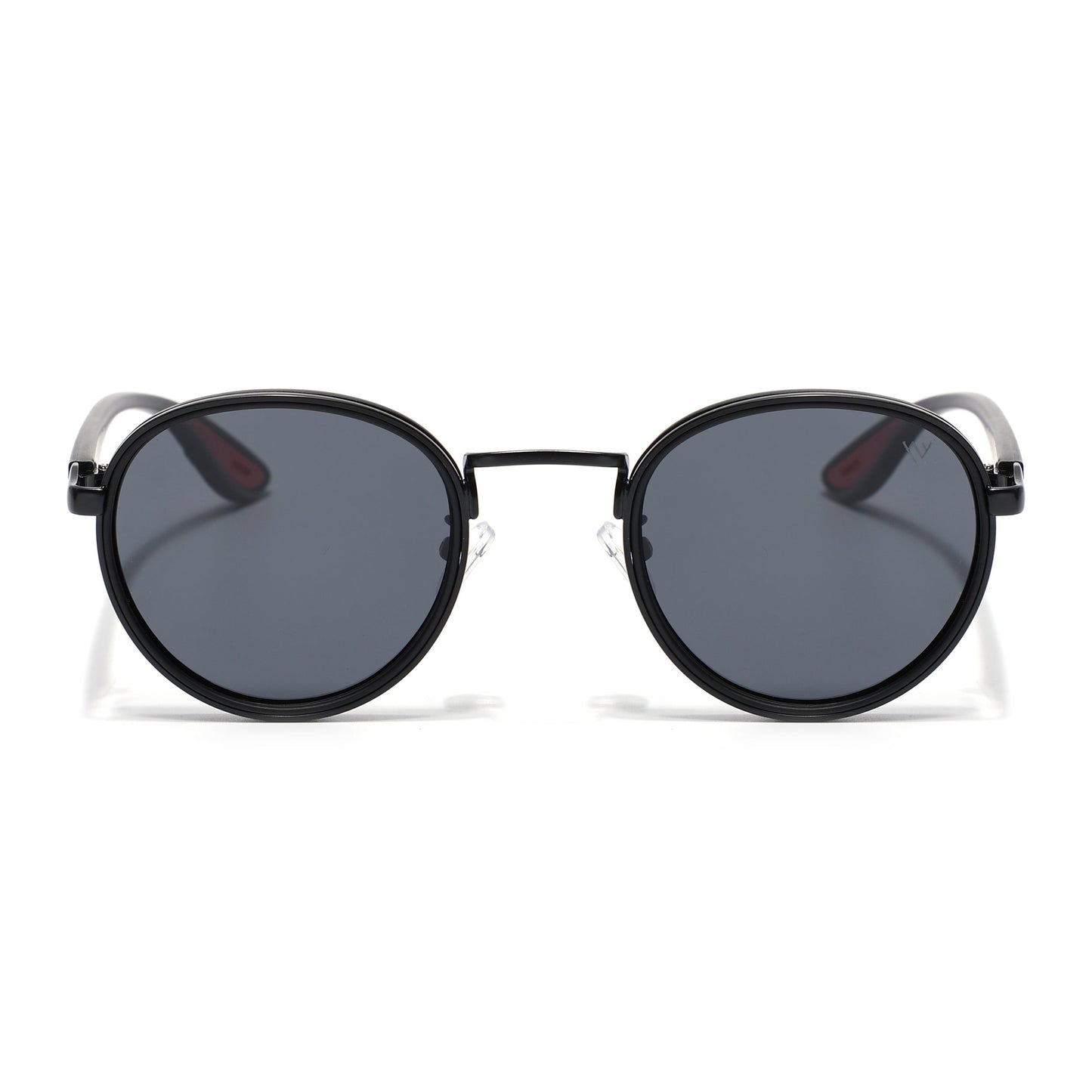 Pilot | Black Round Polarized Sunglasses | Black Lens - PMG6672
