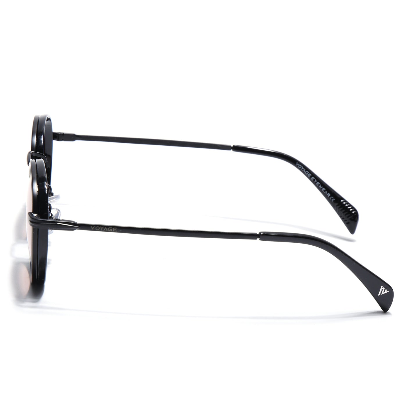 Captain | Brown Round Polarized Sunglasses - PMG7253