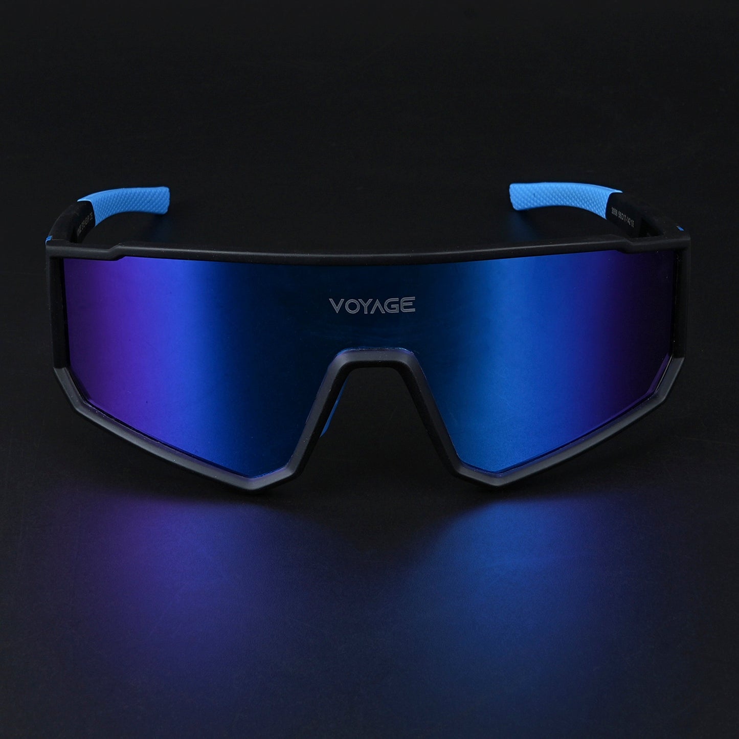 Drift Sunglasses (Multicolor Lens | Black Frame - PMG6055)
