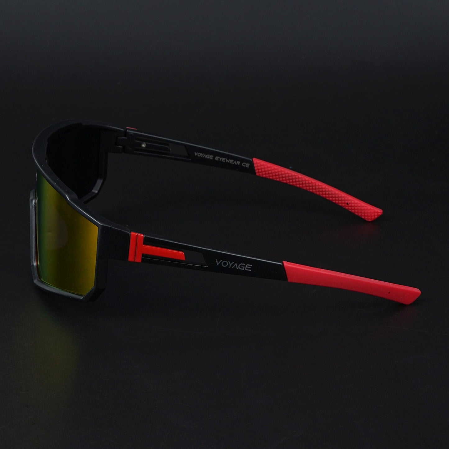 Drift Sunglasses (Multicolor Lens | Black Frame - PMG6058)