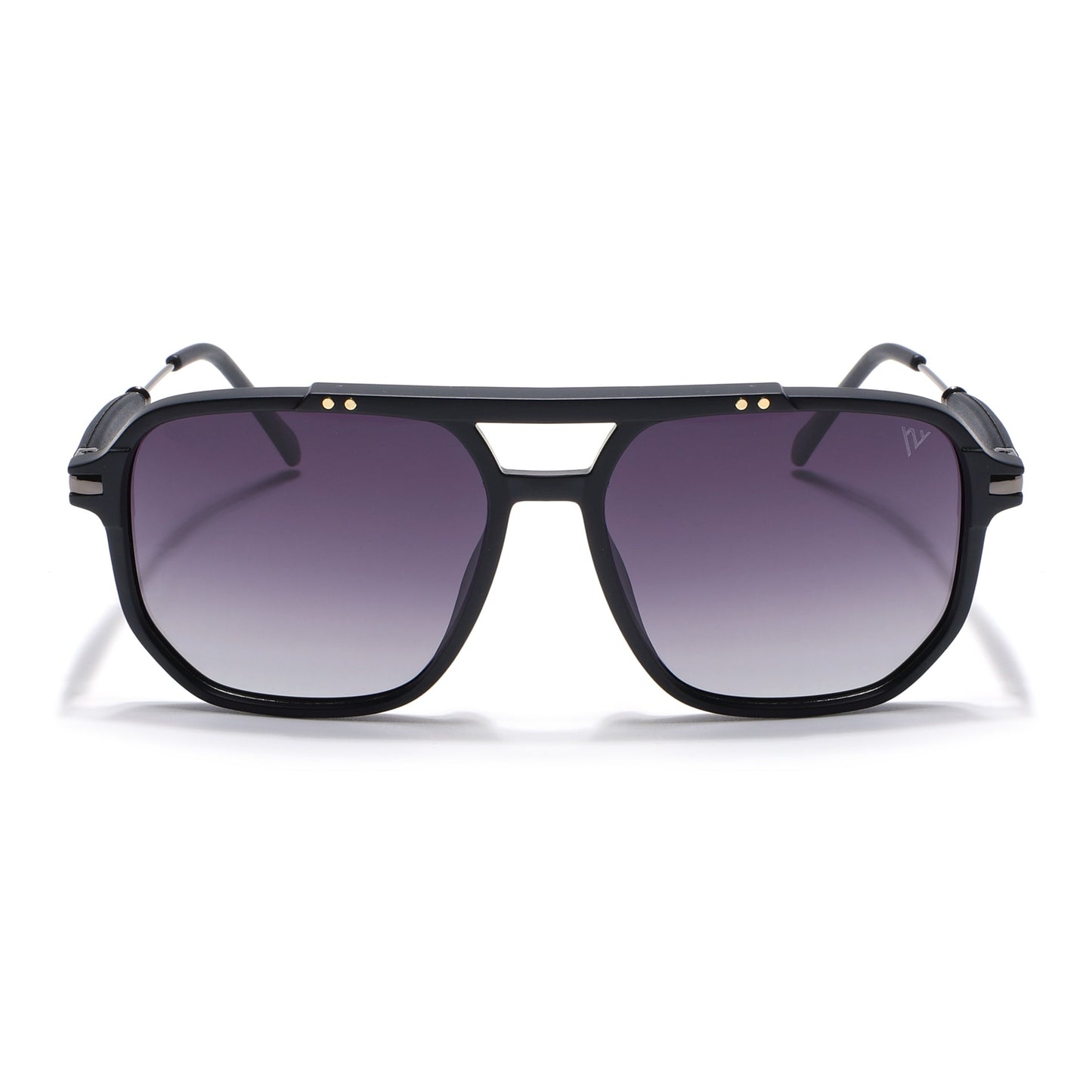 Wayfarer Polarized Sunglasses (Matt Black Lens | Black Frame - PMG5441)