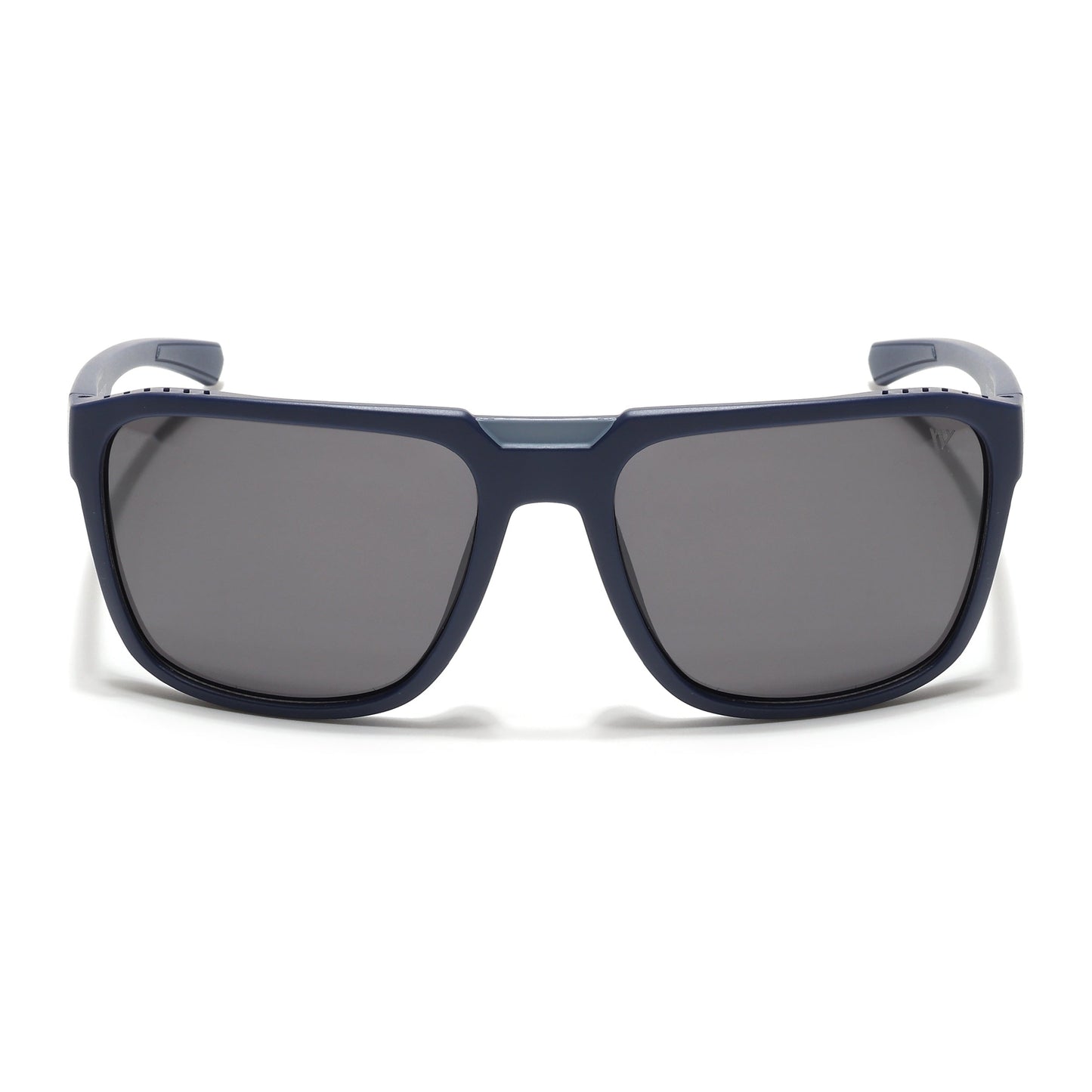 PolarX | Navy Blue Square Polarized Sunglasses | Black Lens - PMG6603