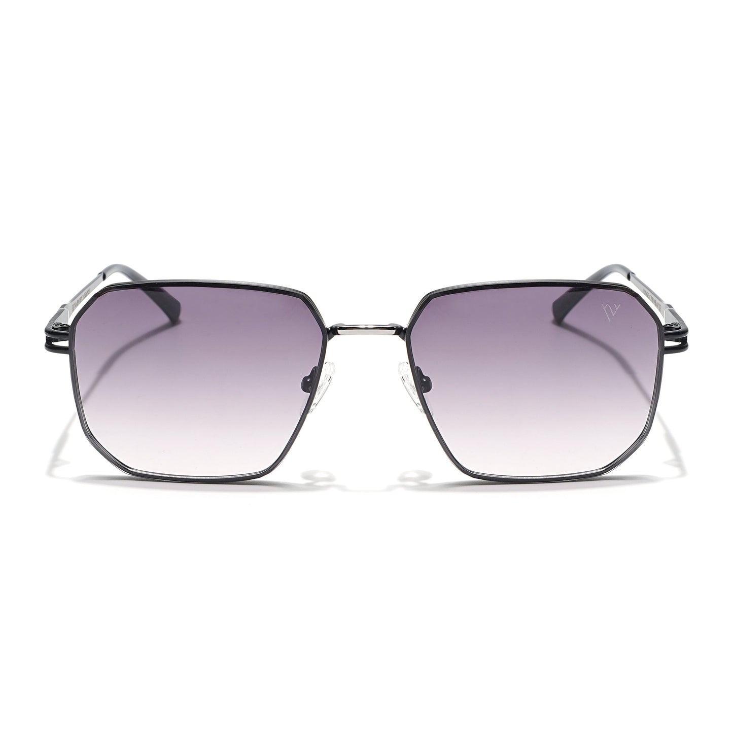 Voyage Select Square Sunglasses (Grey & Pink Lens | Black Frame - SLMG6309)