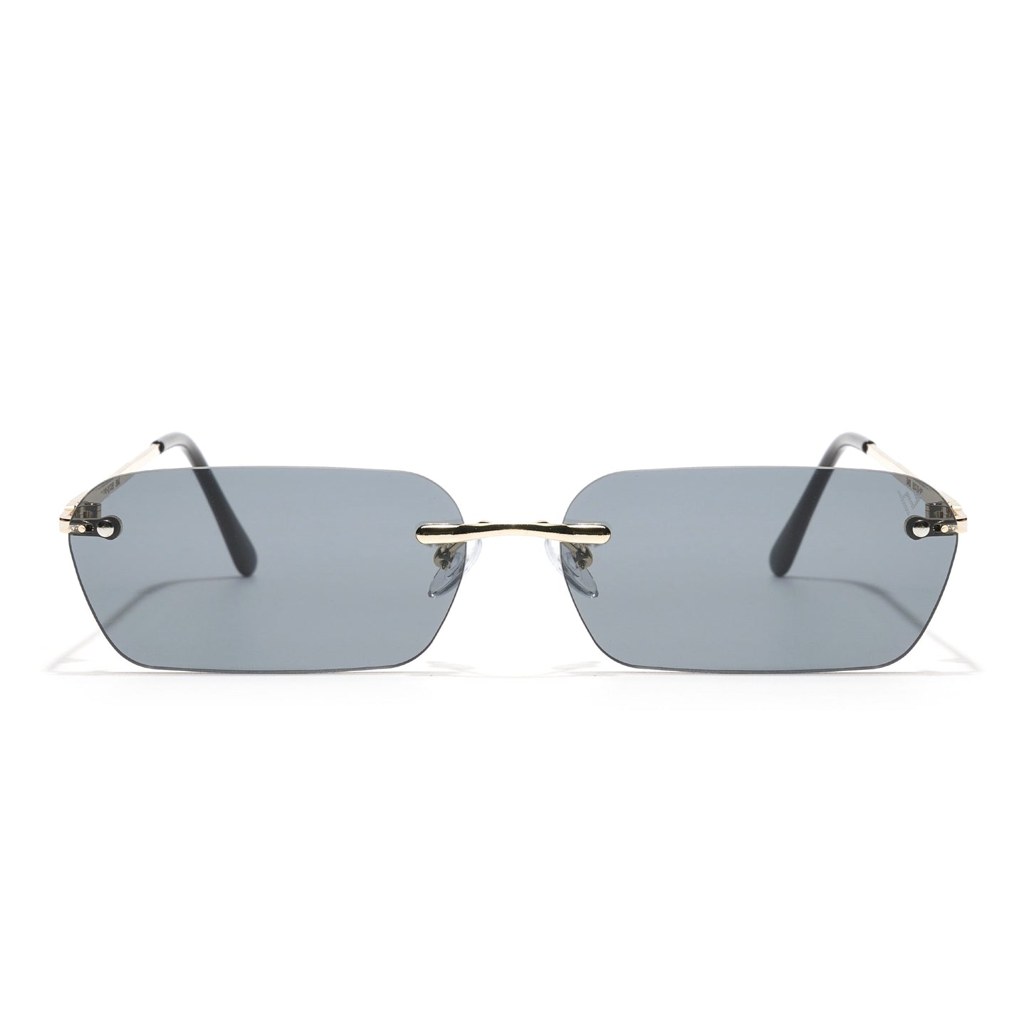Underdog | Black Rimless Rectangle Sunglasses MG3786