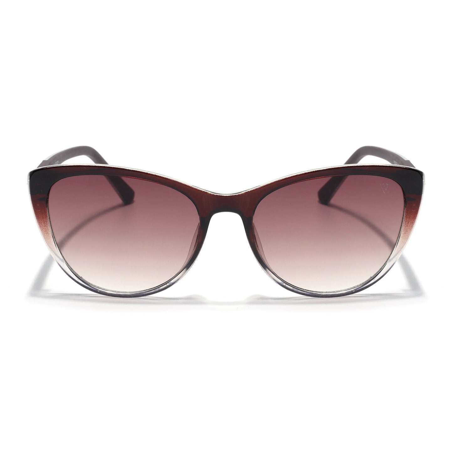 Cateye Sunglasses for Women (Brown & Clear Lens | Brown & Clear Frame - MG7167)
