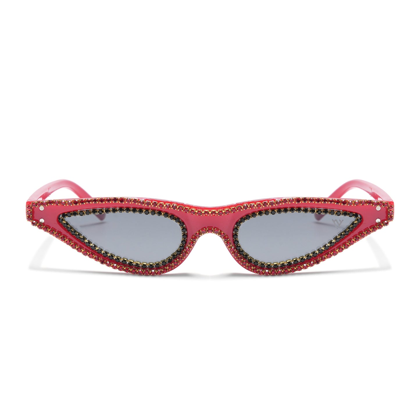 Black & Red Cateye Sunglasses - MG4369