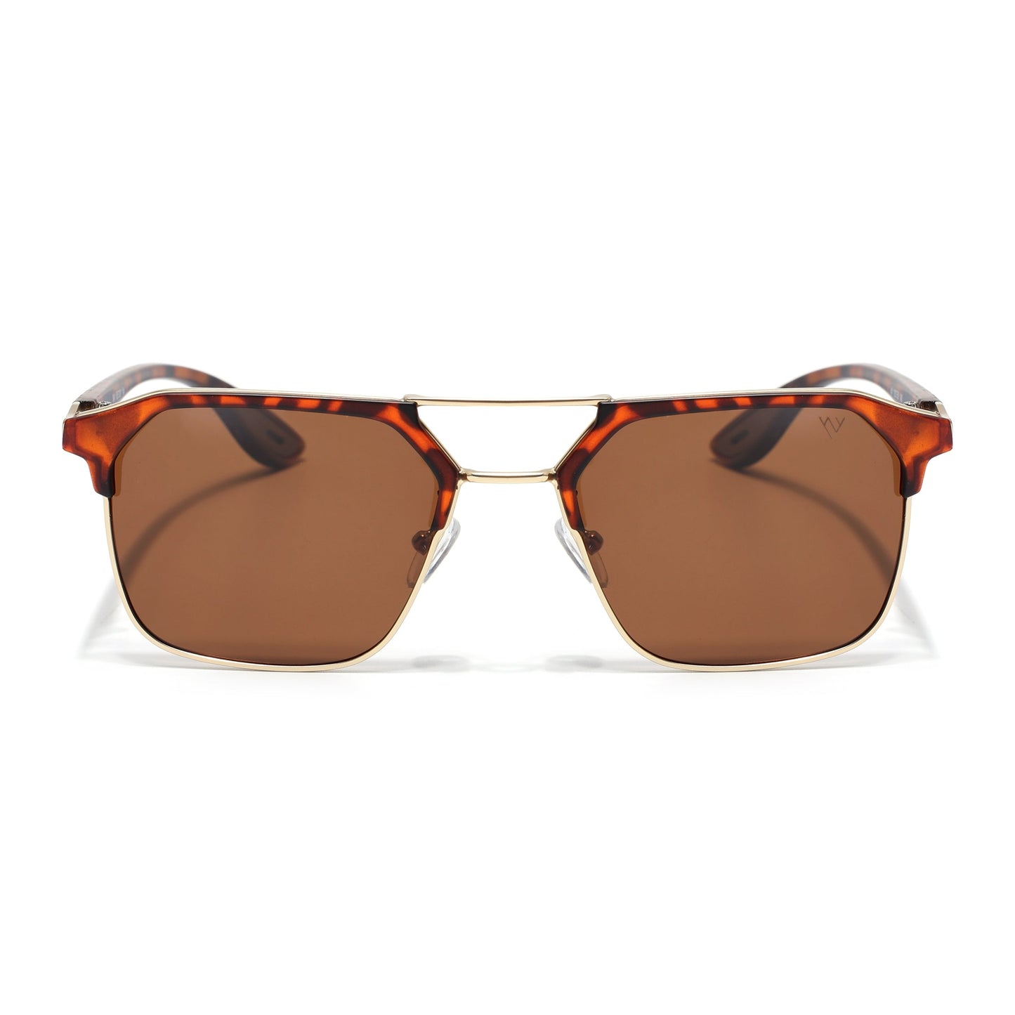 Commander | Demi Brown Wayfarer Polarized Sunglasses | Brown Lens - PMG6682