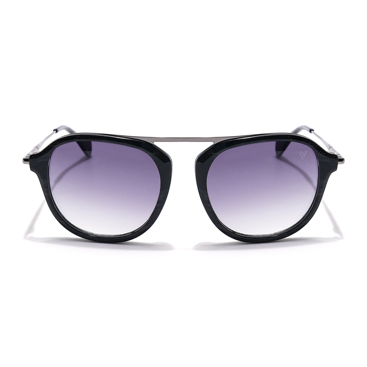 Voyage Select Wayfarer Sunglasses (Grey & Clear Lens | Black Frame - SLMG6114)