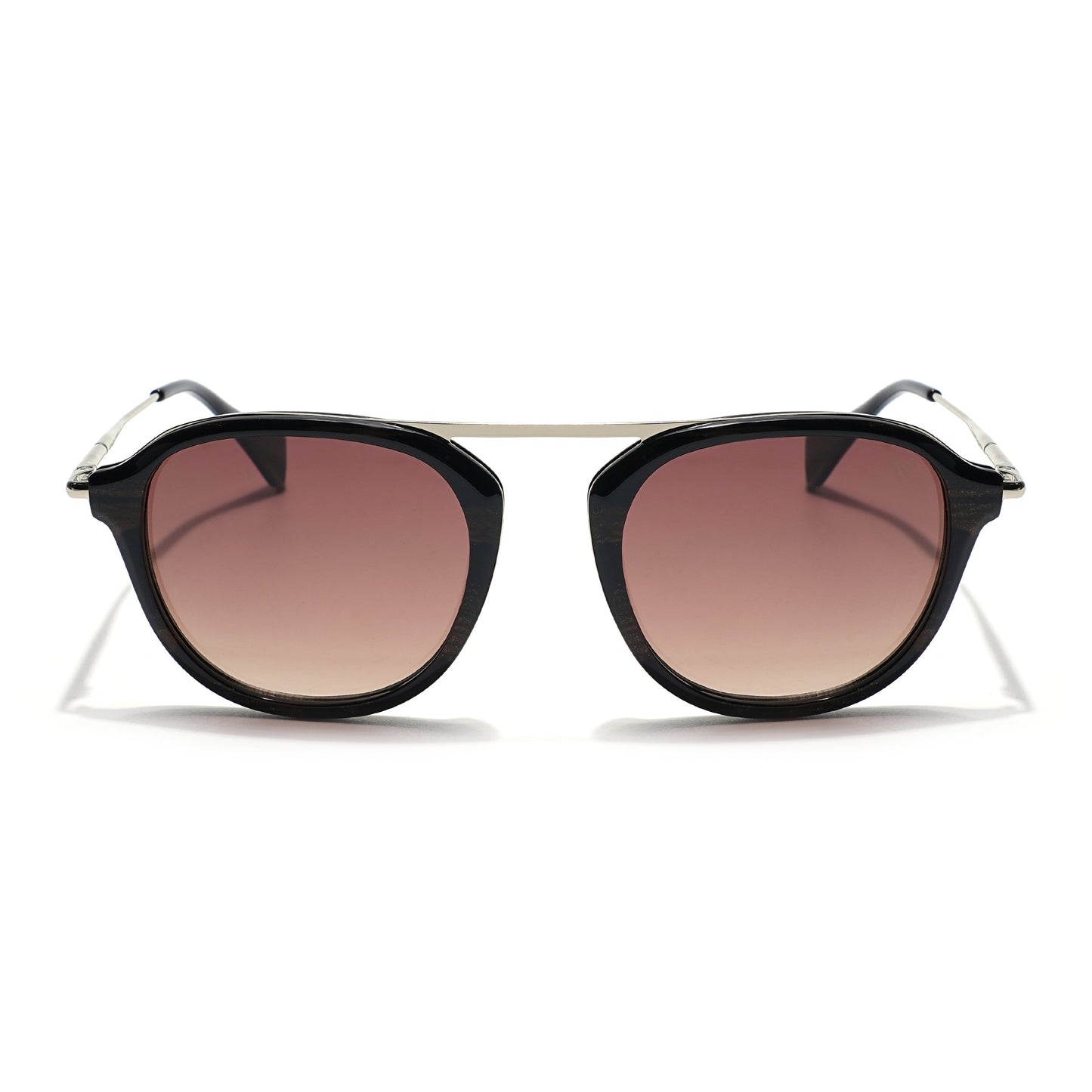Voyage Select Wayfarer Sunglasses (Brown & Clear Lens | Black & Brown Frame - SLMG6117)
