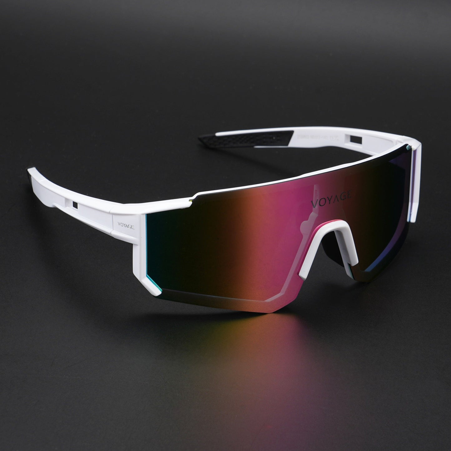 Drift Polarized Sunglasses (Multicolor Lens | White Frame - PMG5599)