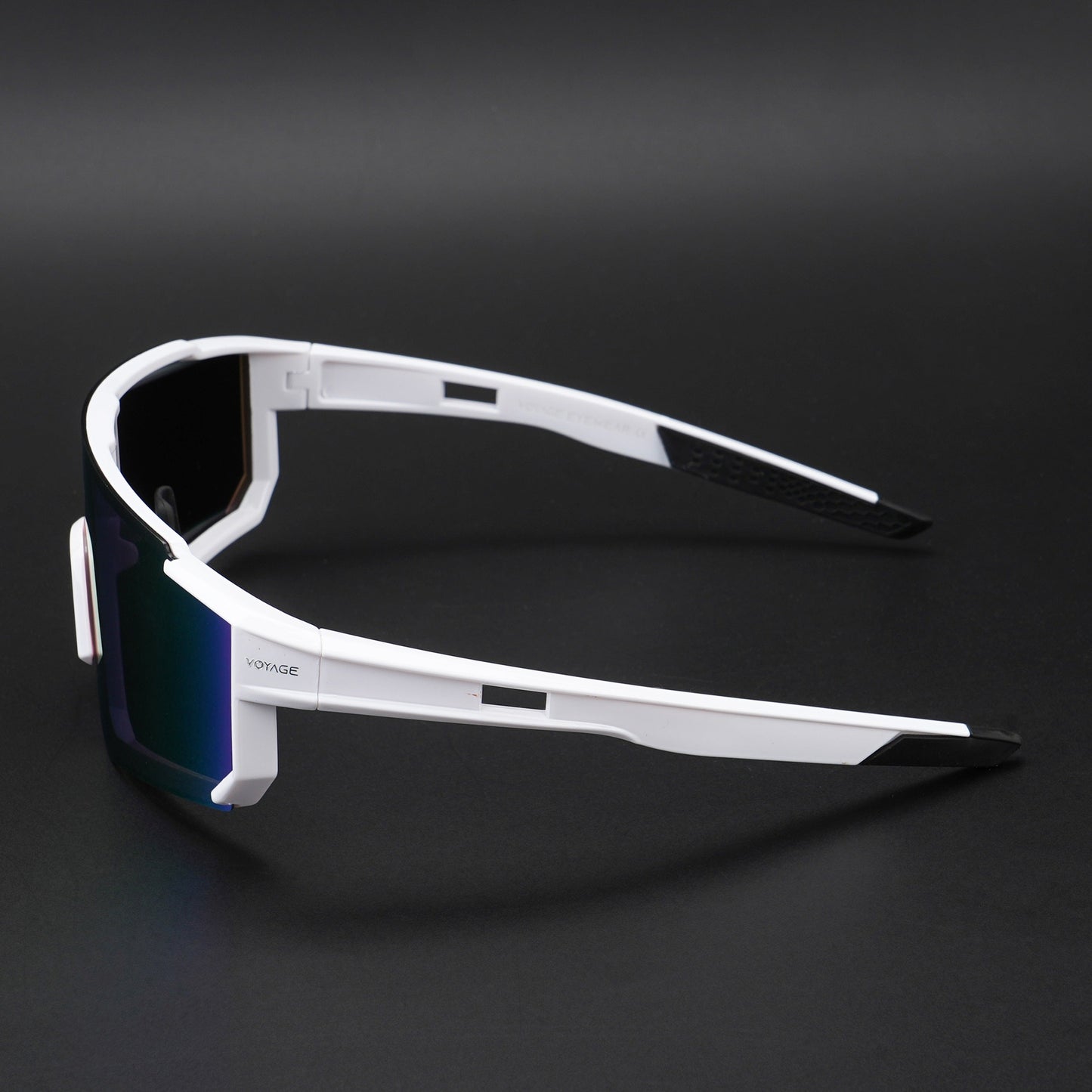 Drift Polarized Sunglasses (Multicolor Lens | White Frame - PMG5599)