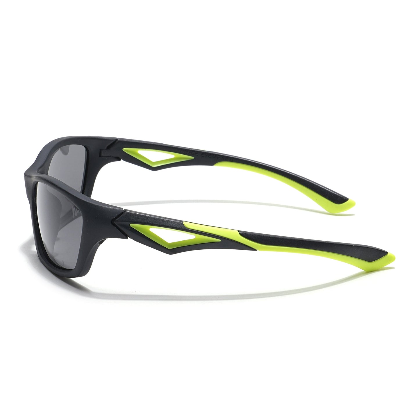 Wrap Around Polarized Sunglasses for Kids -6 yrs To 12 yrs (Black Lens | Black Frame - PMG5891)