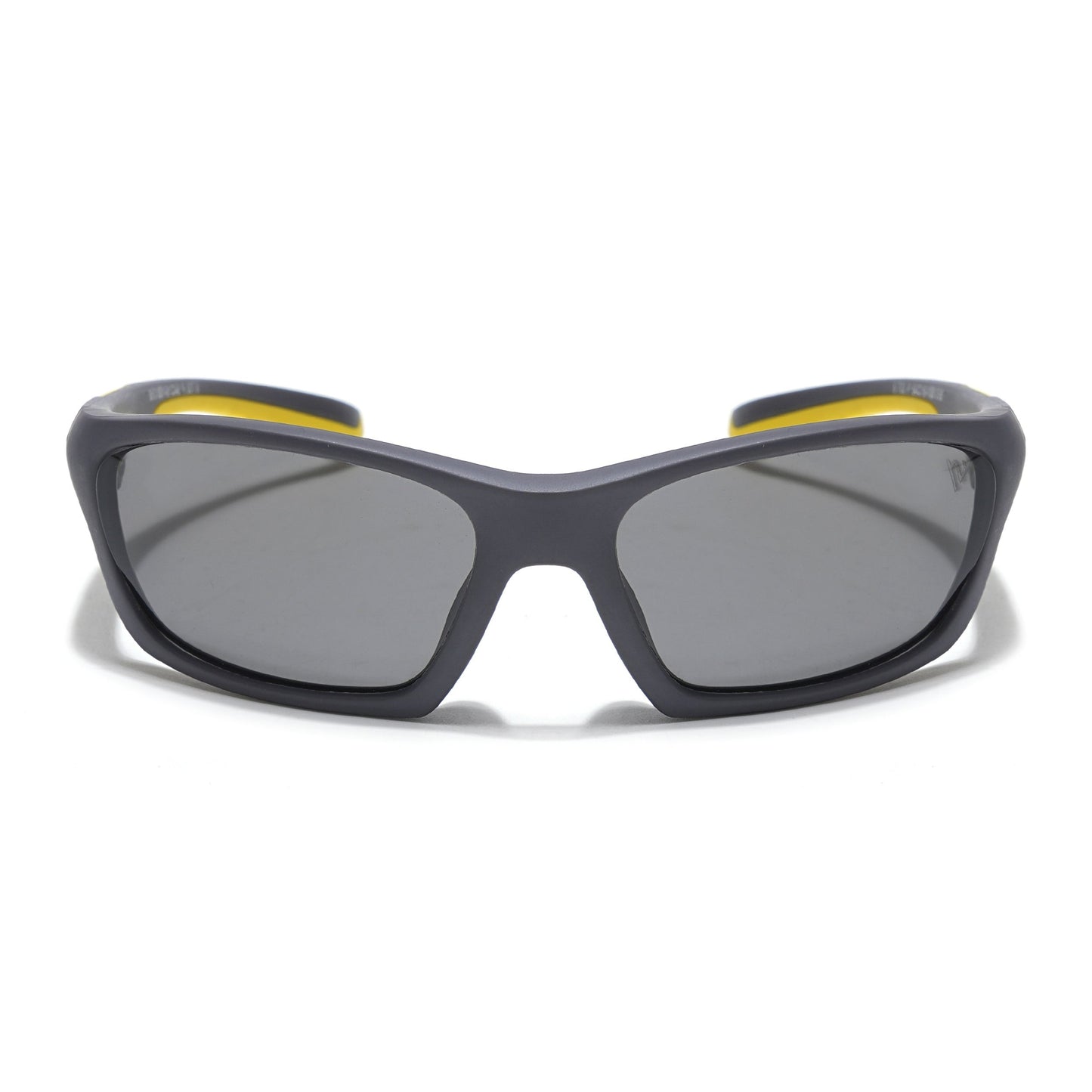 Wrap Around Polarized Sunglasses for Kids -6 yrs To 12 yrs (Black Lens | Grey Frame - PMG5892)
