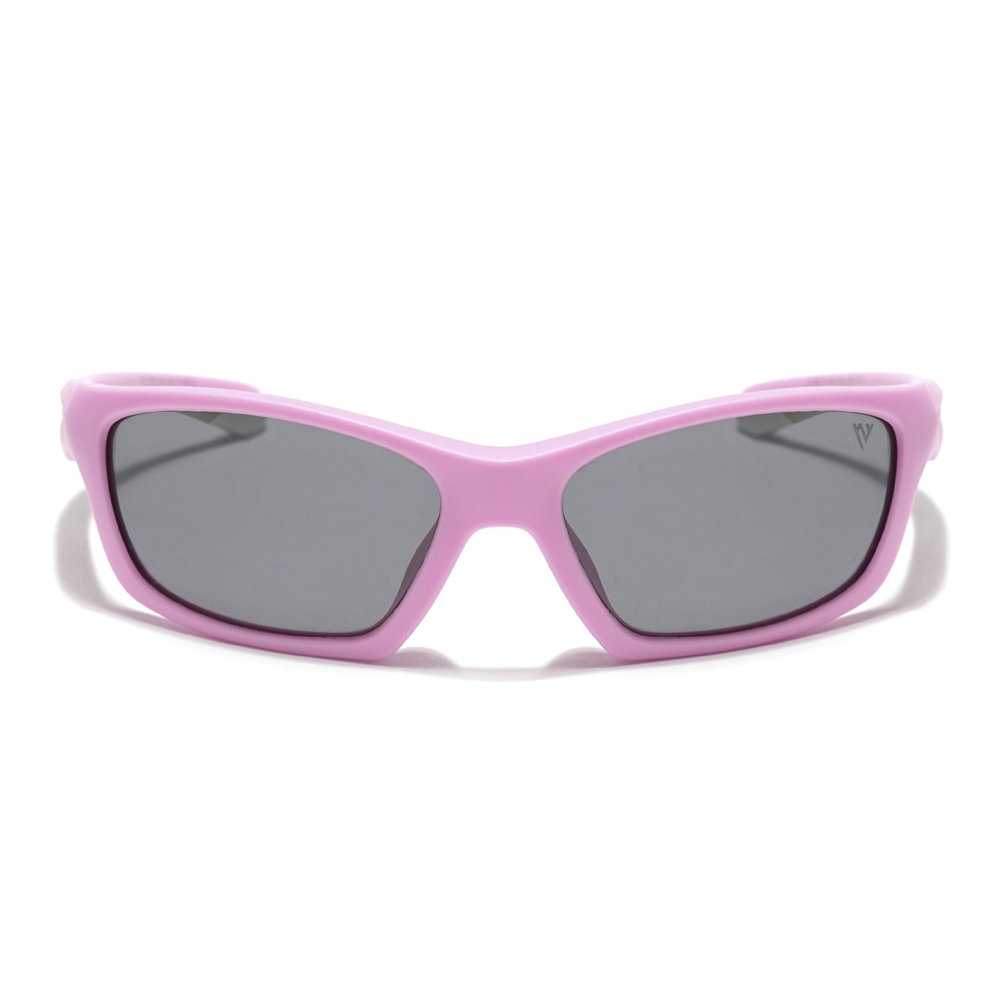 Wrap Around Polarized Sunglasses for Kids -6 yrs To 12 yrs (Black Lens | Pink Frame - PMG5894)