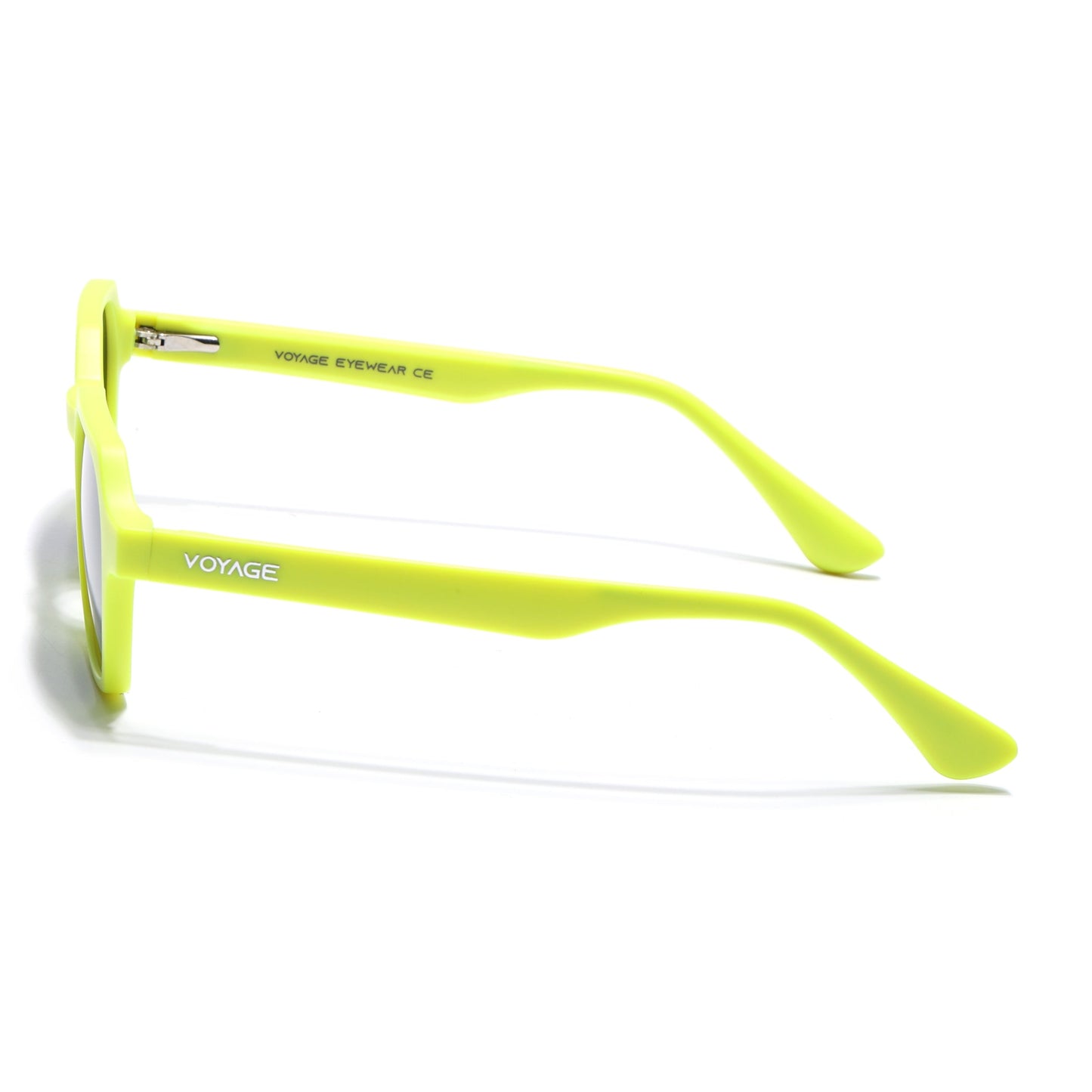 Prizm | Neon Yellow Hexagonal Polarized Sunglasses | Black Lens - PMG7290