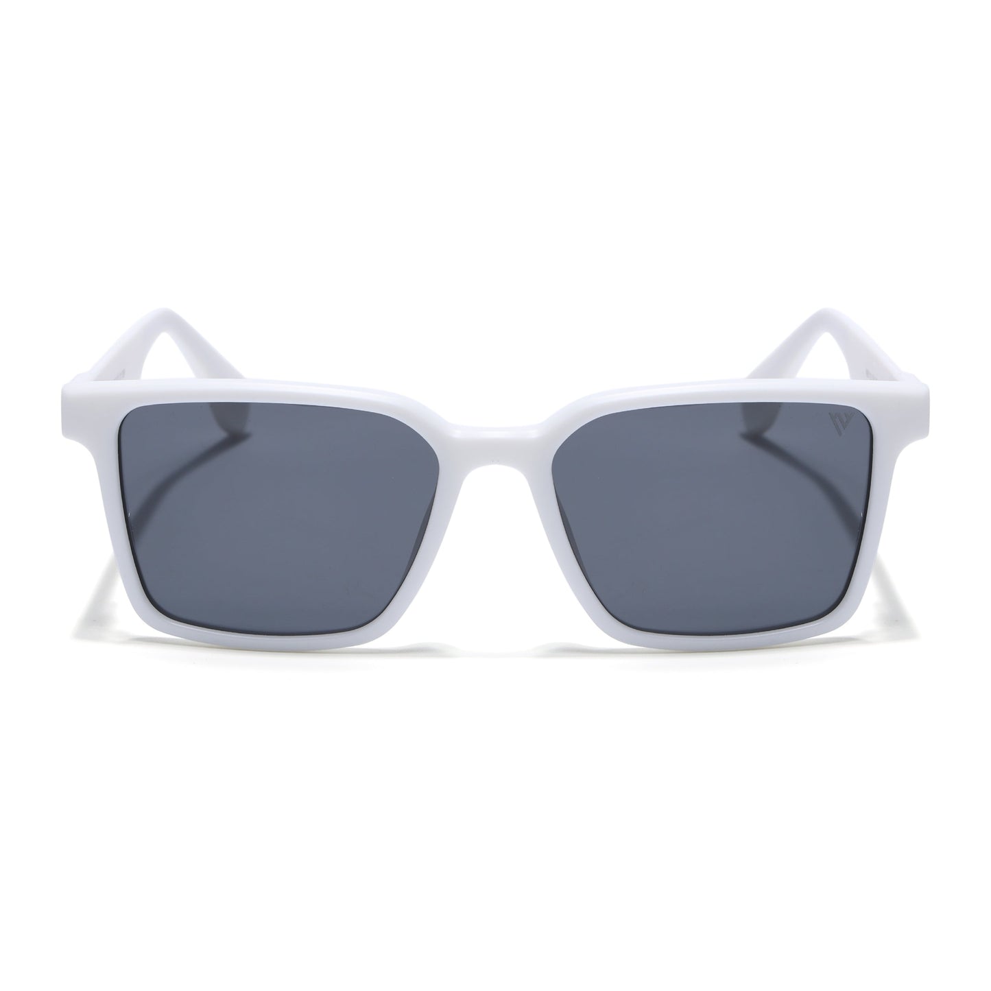 Prizm | White Square Polarized Sunglasses | Black Lens - PMG7300