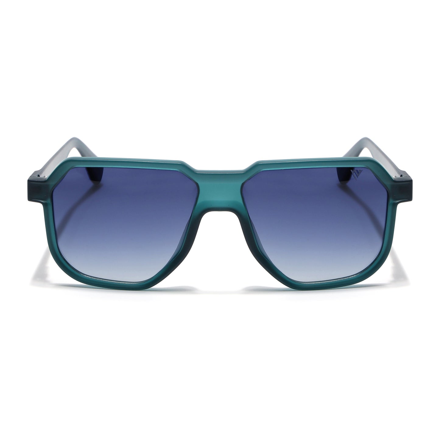 Prizm | Sea Green Hexagonal Polarized Sunglasses | Blue & Clear Lens - PMG6713