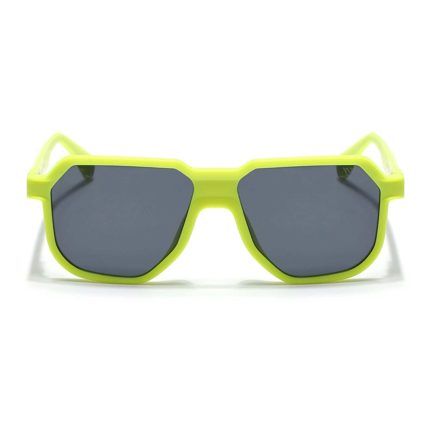 Prizm | Neon Yellow Hexagonal Polarized Sunglasses | Black Lens - PMG6715