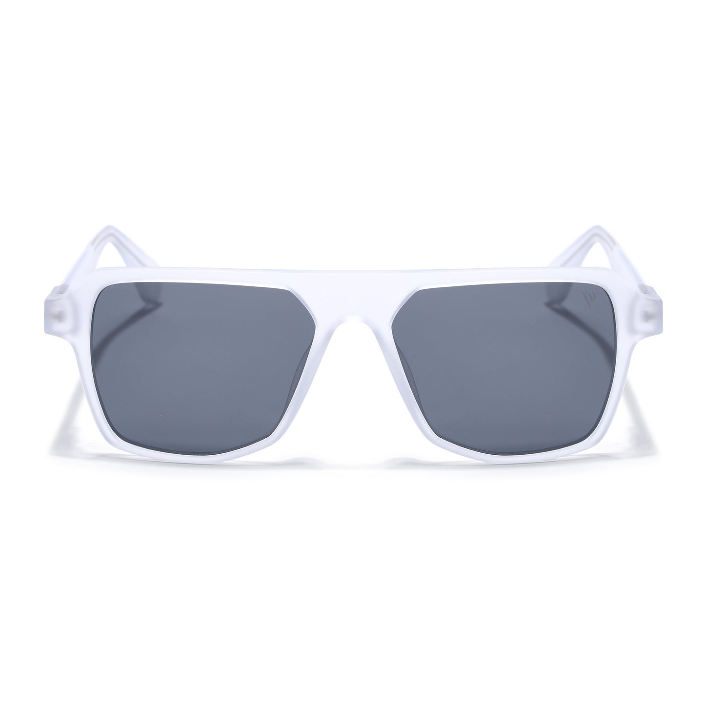 Prizm | Transparent Wayfarer Polarized Sunglasses | Black Lens - PMG7275