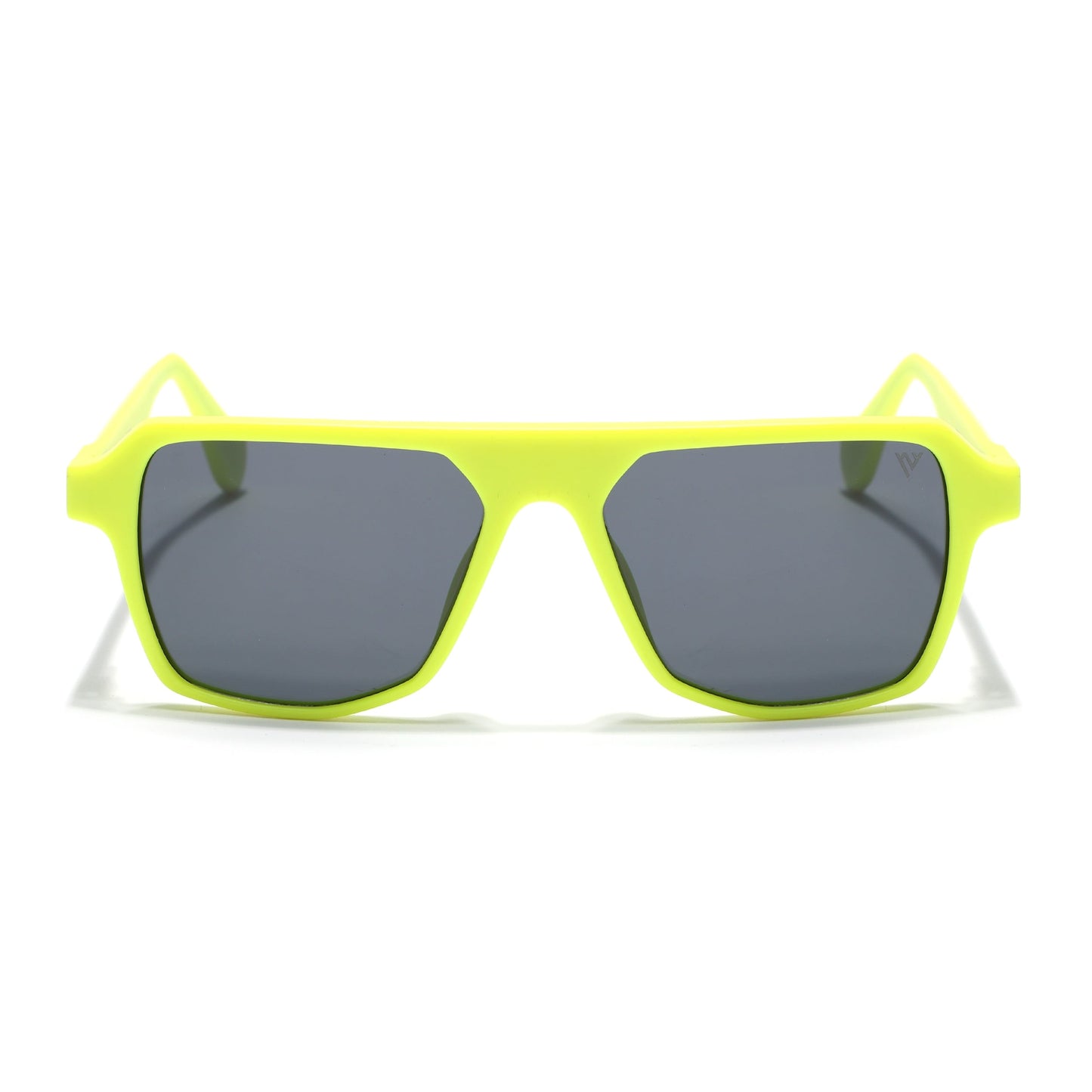 Prizm | Neon Yellow Wayfarer Polarized Sunglasses | Black Lens - PMG7281