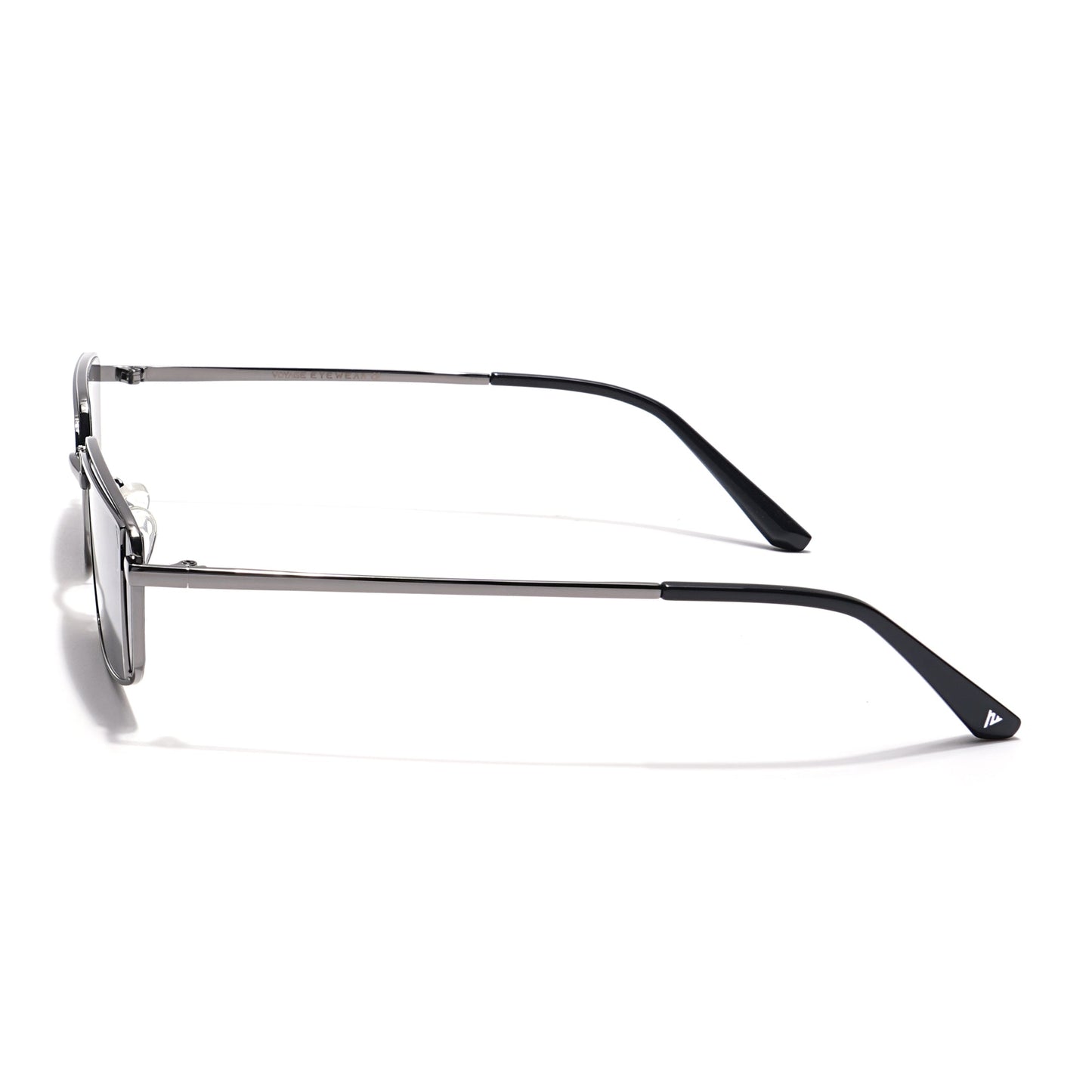 Voyage Select Rectangle Sunglasses (Black Lens | Grey Frame - SLMG6287)