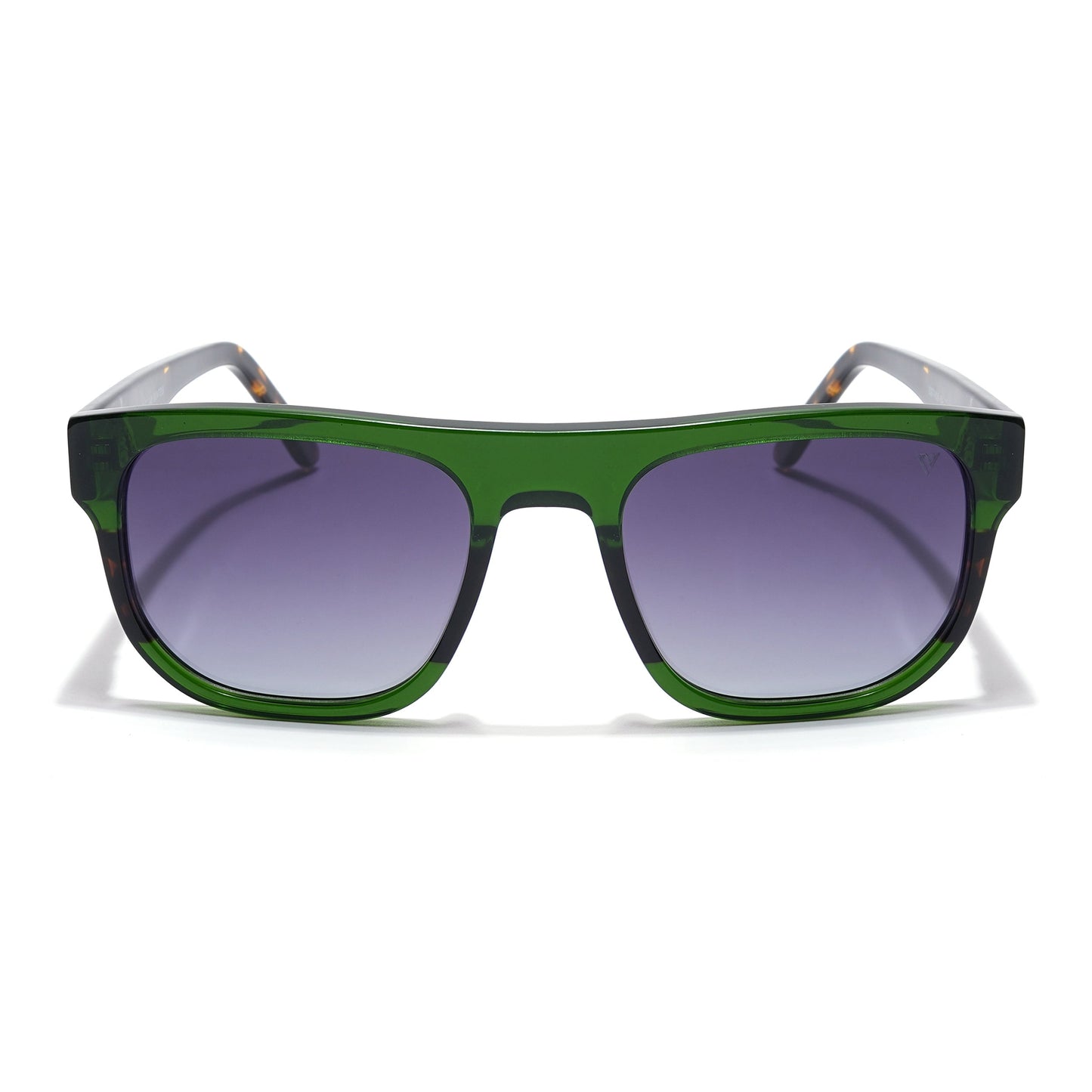 Voyage Select Square Sunglasses (Grey Lens | Green Frame - SLPMG5987)