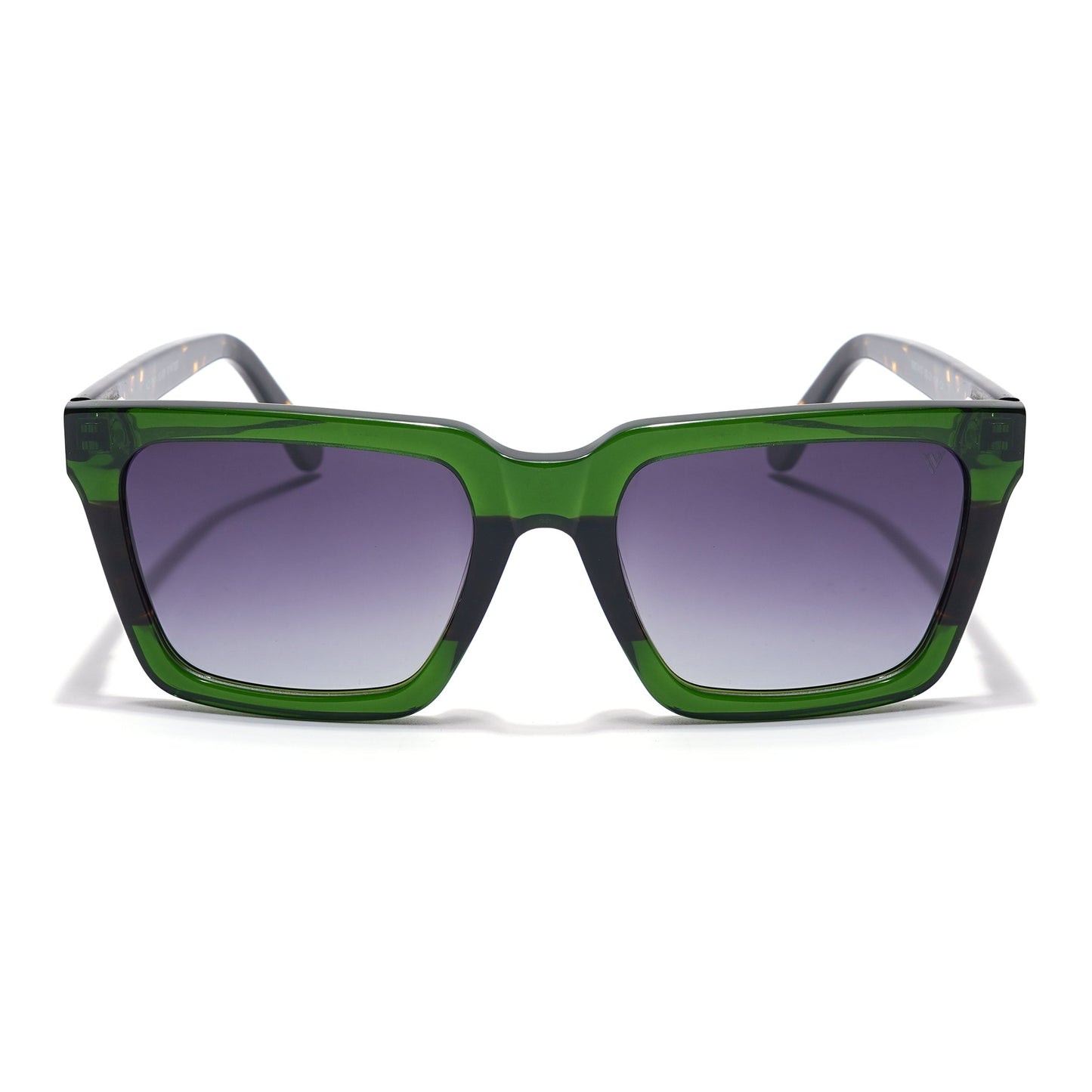 Voyage Select Square Sunglasses (Grey Lens | Green Frame - SLPMG5972)