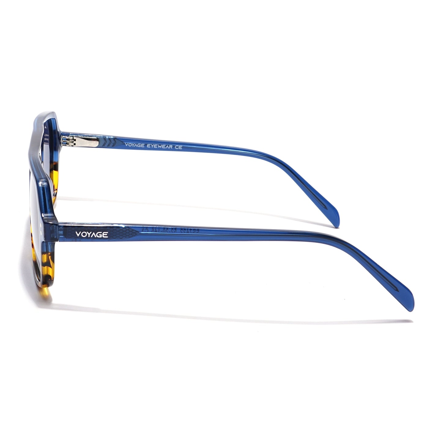 Voyage Select Square Sunglasses (Grey Lens | Shine Blue & Demi Brown Frame - SLPMG5985)