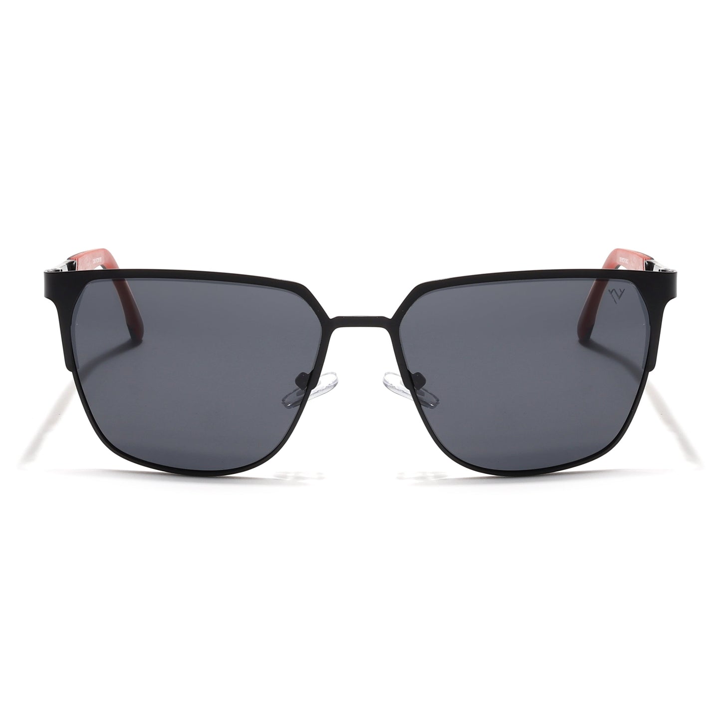 Black Polarized Square Sunglasses - PMG4282