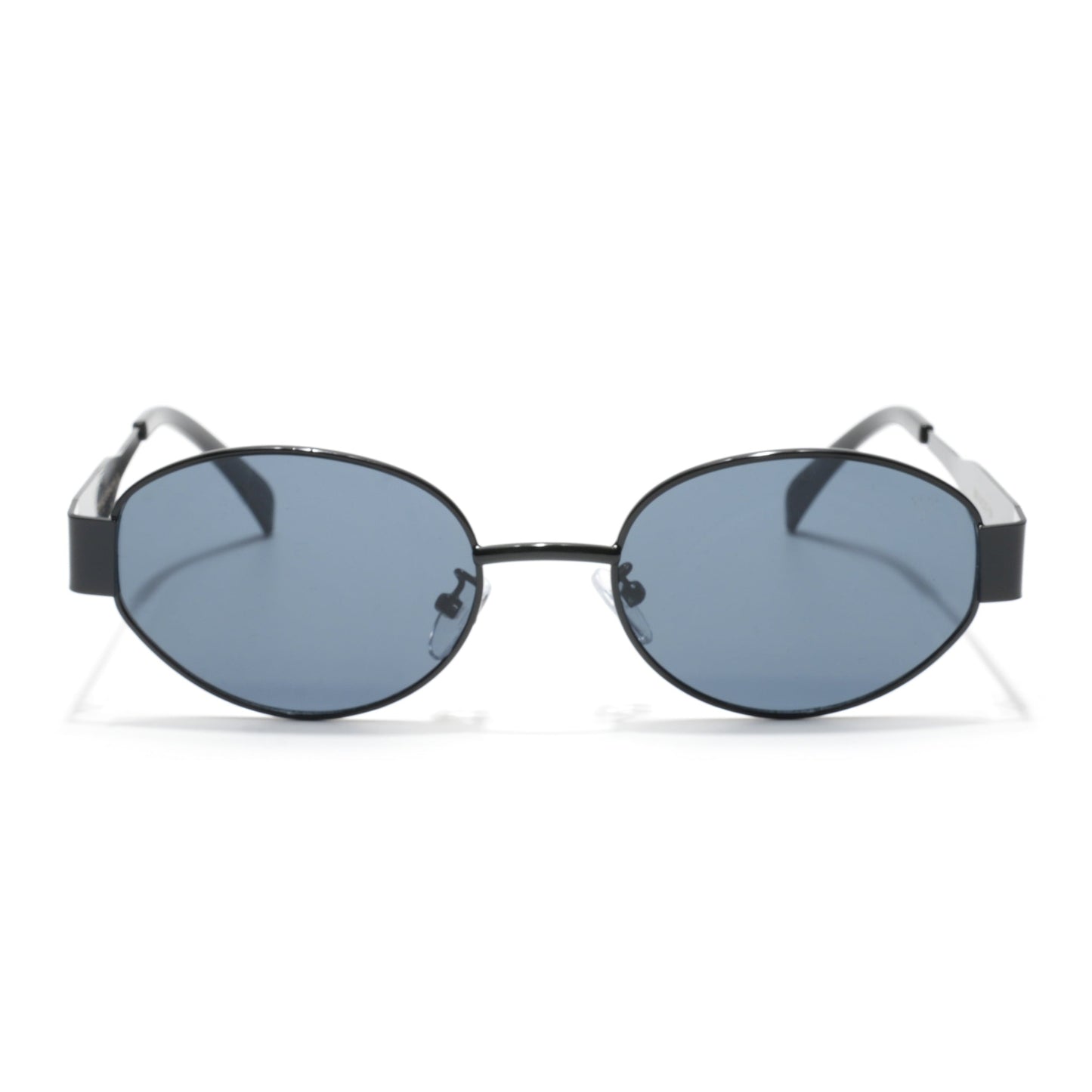 Sierra | Black Oval Sunglasses | Grey Lens - MG7038