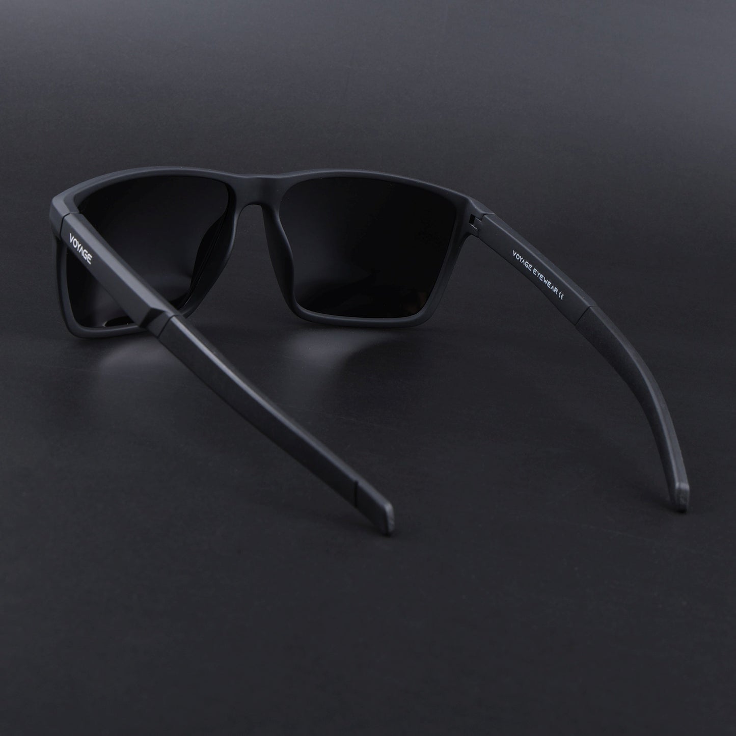 Wayfarer Polarized Sunglasses | Black Lens | Black Frame - PMG6748