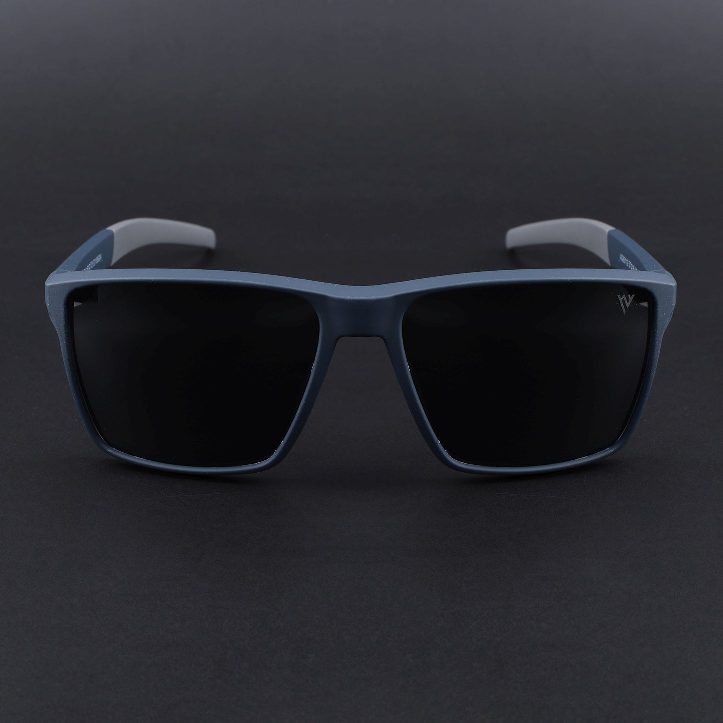 Wayfarer Polarized Sunglasses| Black Lens | Navy Blue Frame - PMG6751