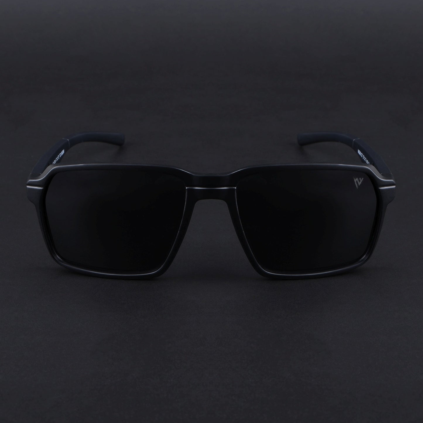 Wayfarer Polarized Sunglasses| Black Lens | Black Frame - PMG6771