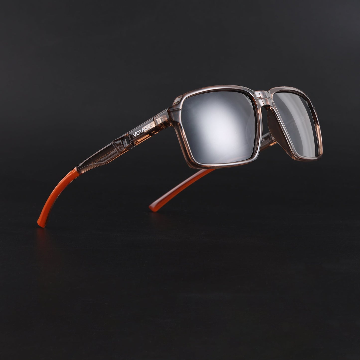 Wayfarer Polarized Sunglasses | Black Lens | Brown Frame - PMG6775